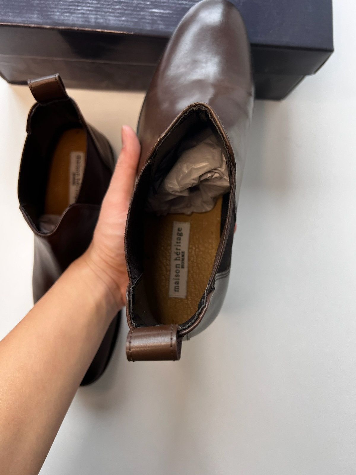 Other Maison Heritage Chelsea Boots - Dark Brown Size US 7.5 / EU 40-41 - 5 Thumbnail