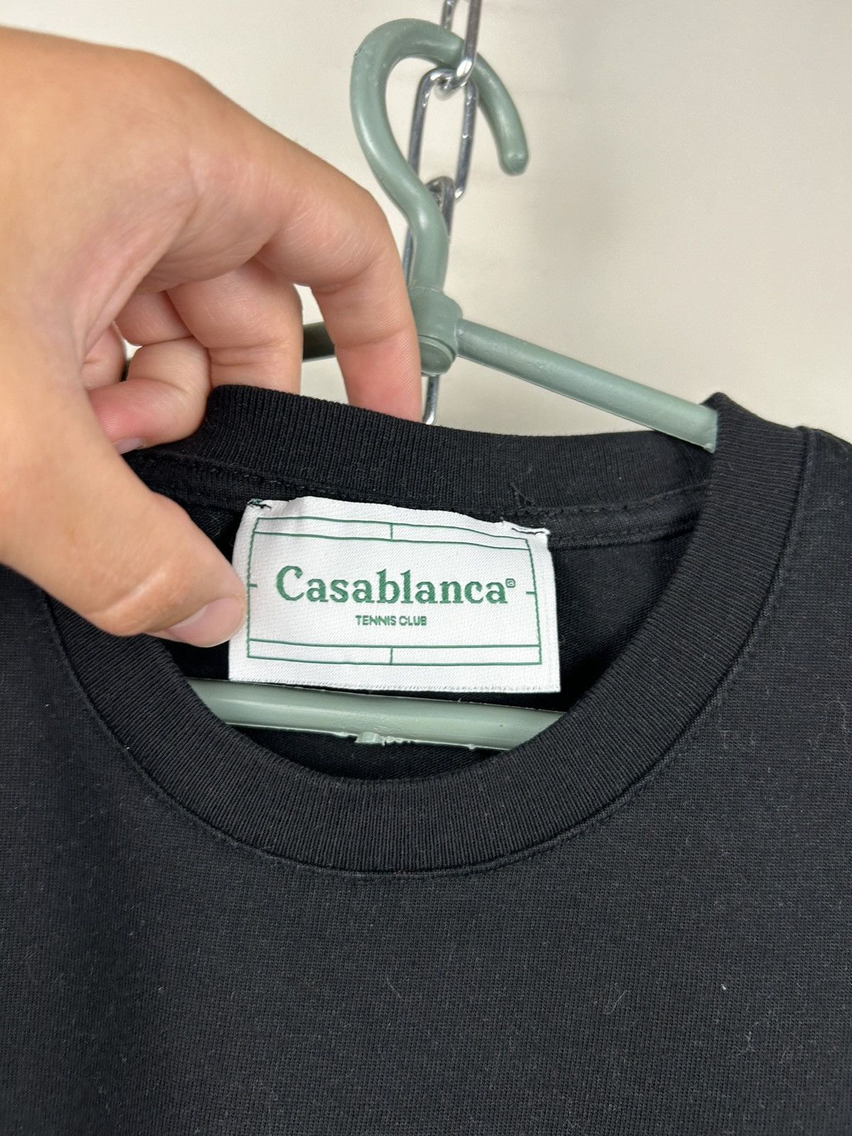 Casablanca Casablanca Tennis Club Basic T shirt Black Size US S / EU 44-46 / 1 - 4 Thumbnail