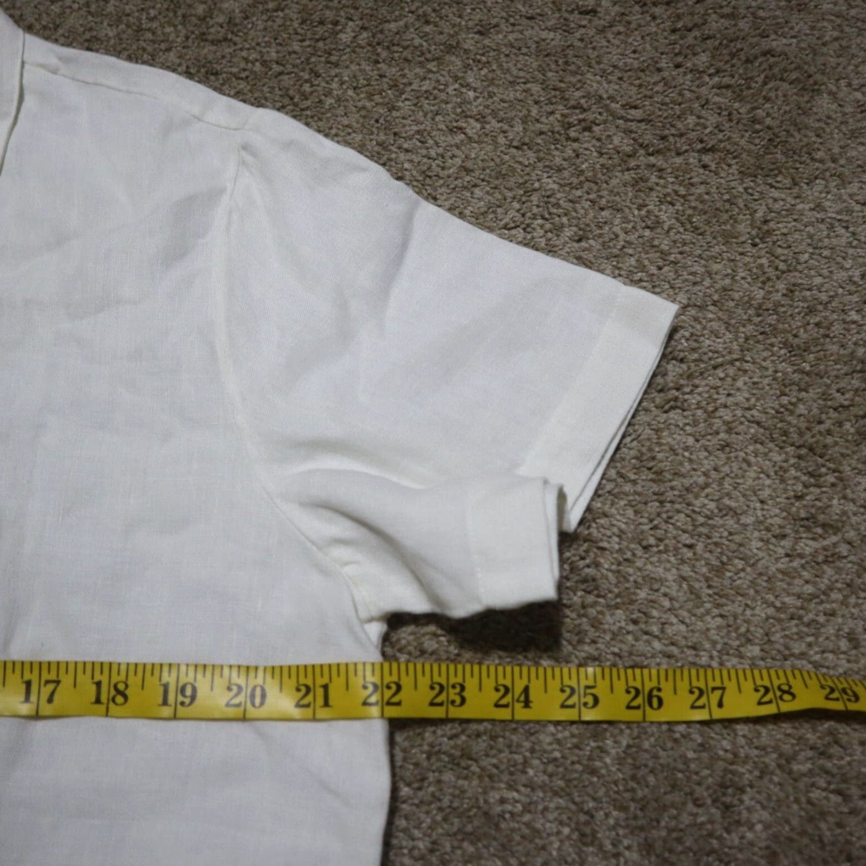 Orvis Orvis Shirt Women Adult 14 White Button-Up Short Sleeve Dress Shirt Buttons Shopwear Size XL / US 12-14 / IT 48-50 - 6 Thumbnail