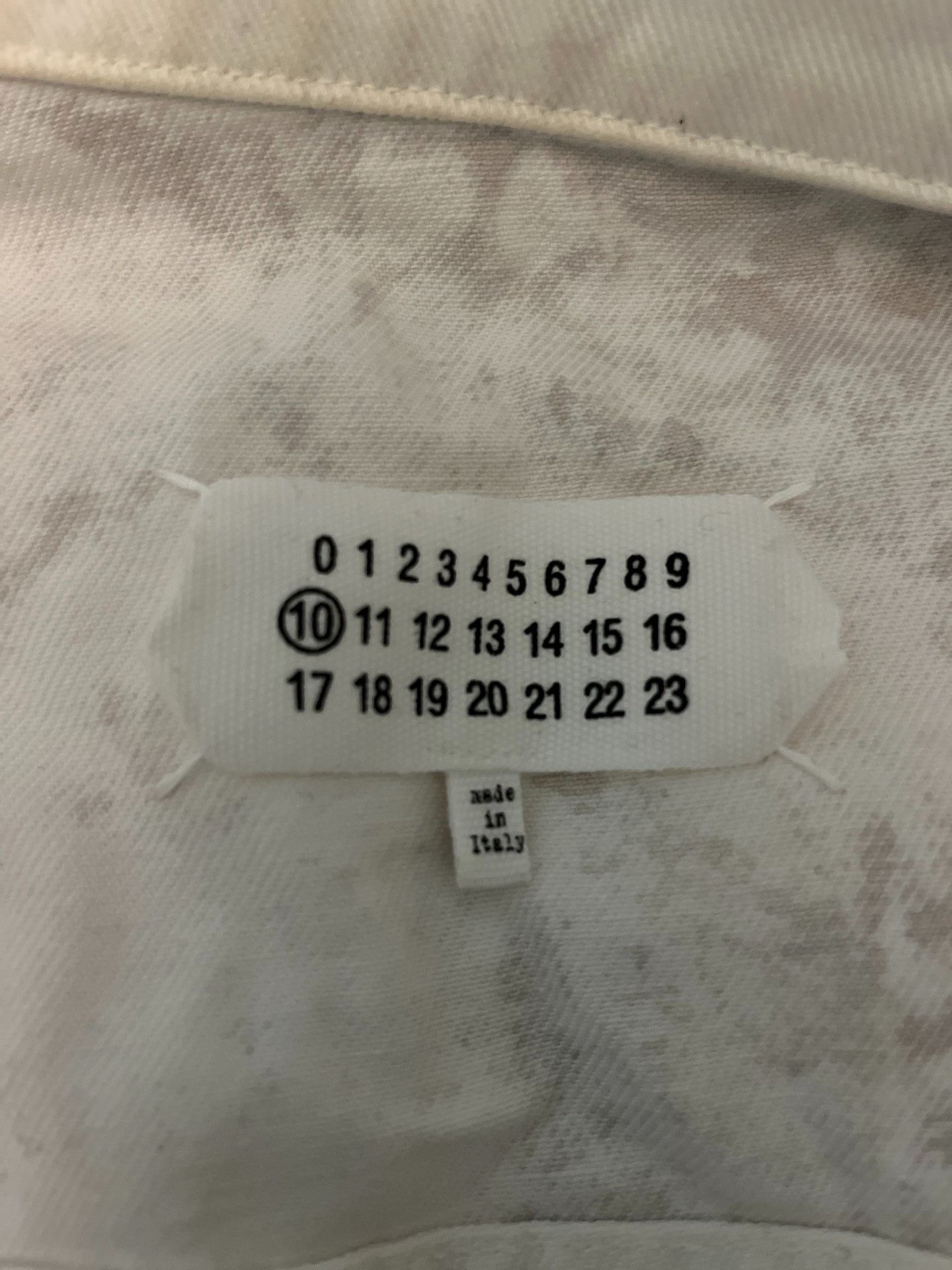 Maison Margiela Maison Margiela Make old brushed white ink denim jacket 25 Size US S / EU 44-46 / 1 - 3 Thumbnail