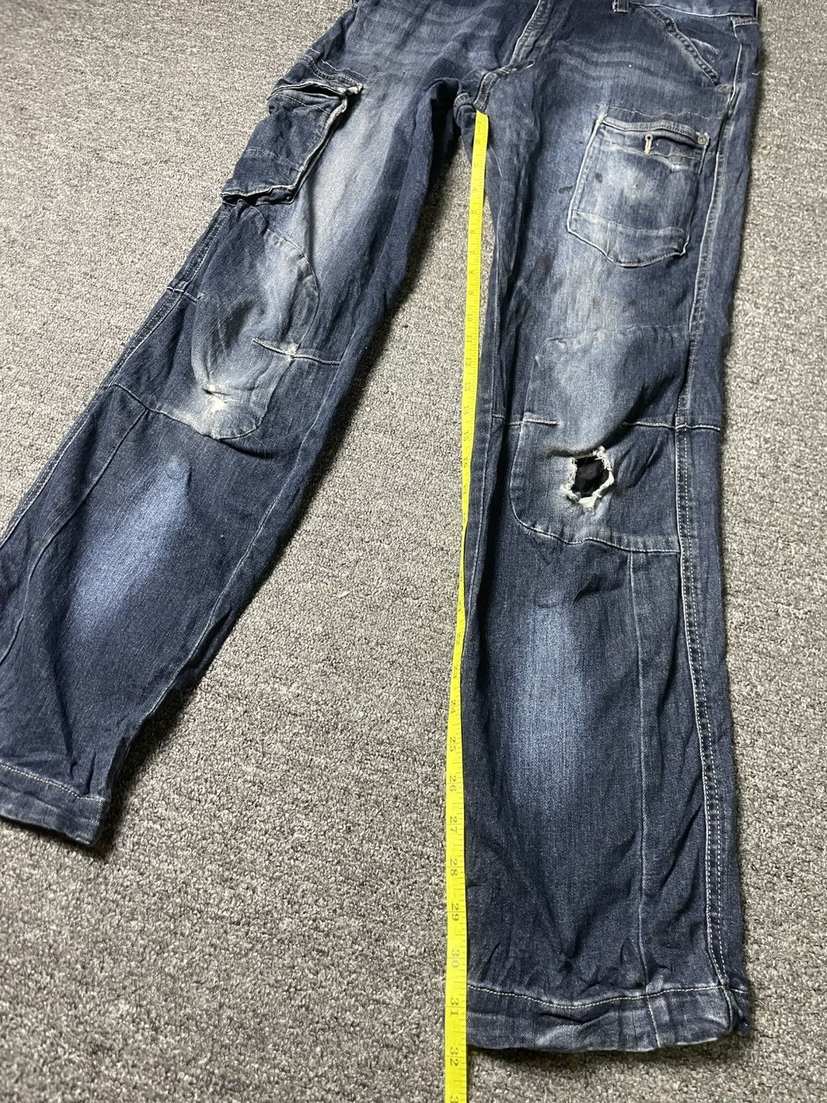 Japanese Brand × Vintage Japanese Brand Multi pocket Cargo Jeans (83) Size US 32 / EU 48 - 9 Thumbnail