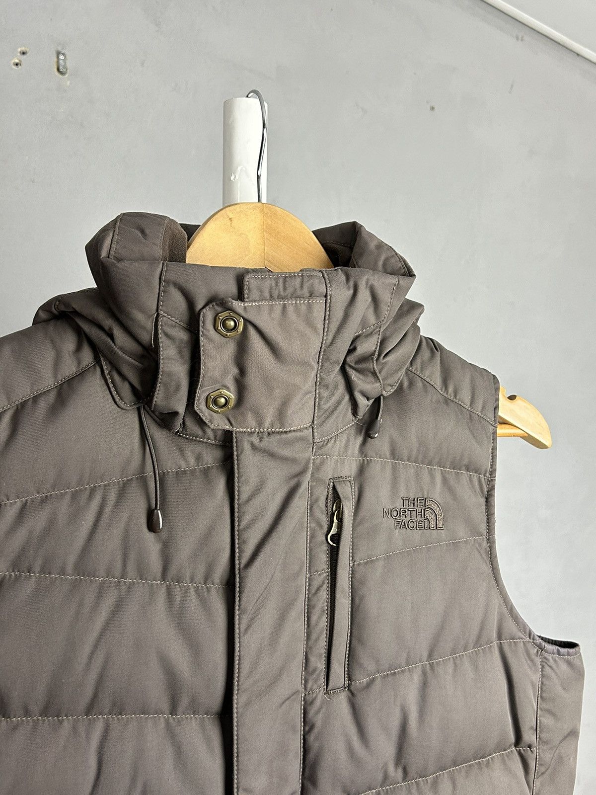 The North Face The North Face Hooded Down Puffer Vest Women Brown Size S Size S / US 4 / IT 40 - 4 Thumbnail