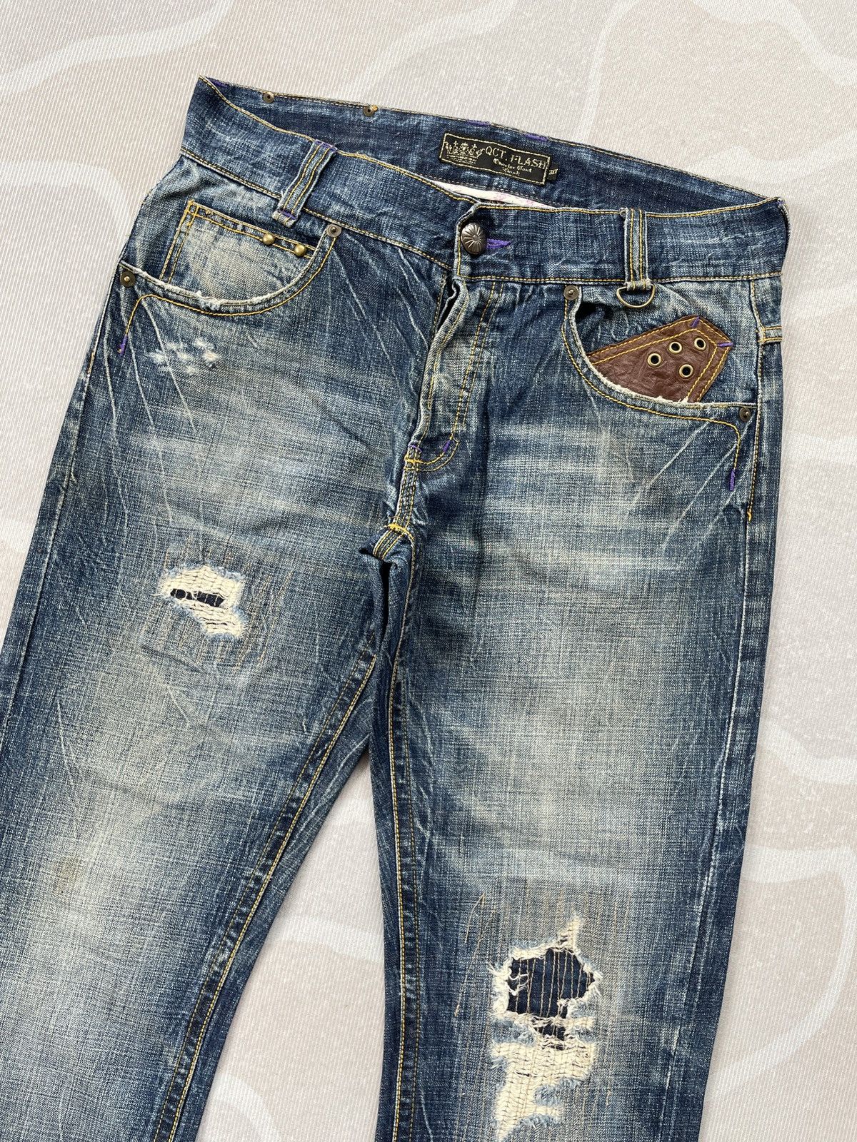 Japanese Brand Oct Flash Buckle Back Size US 31 - 3 Thumbnail