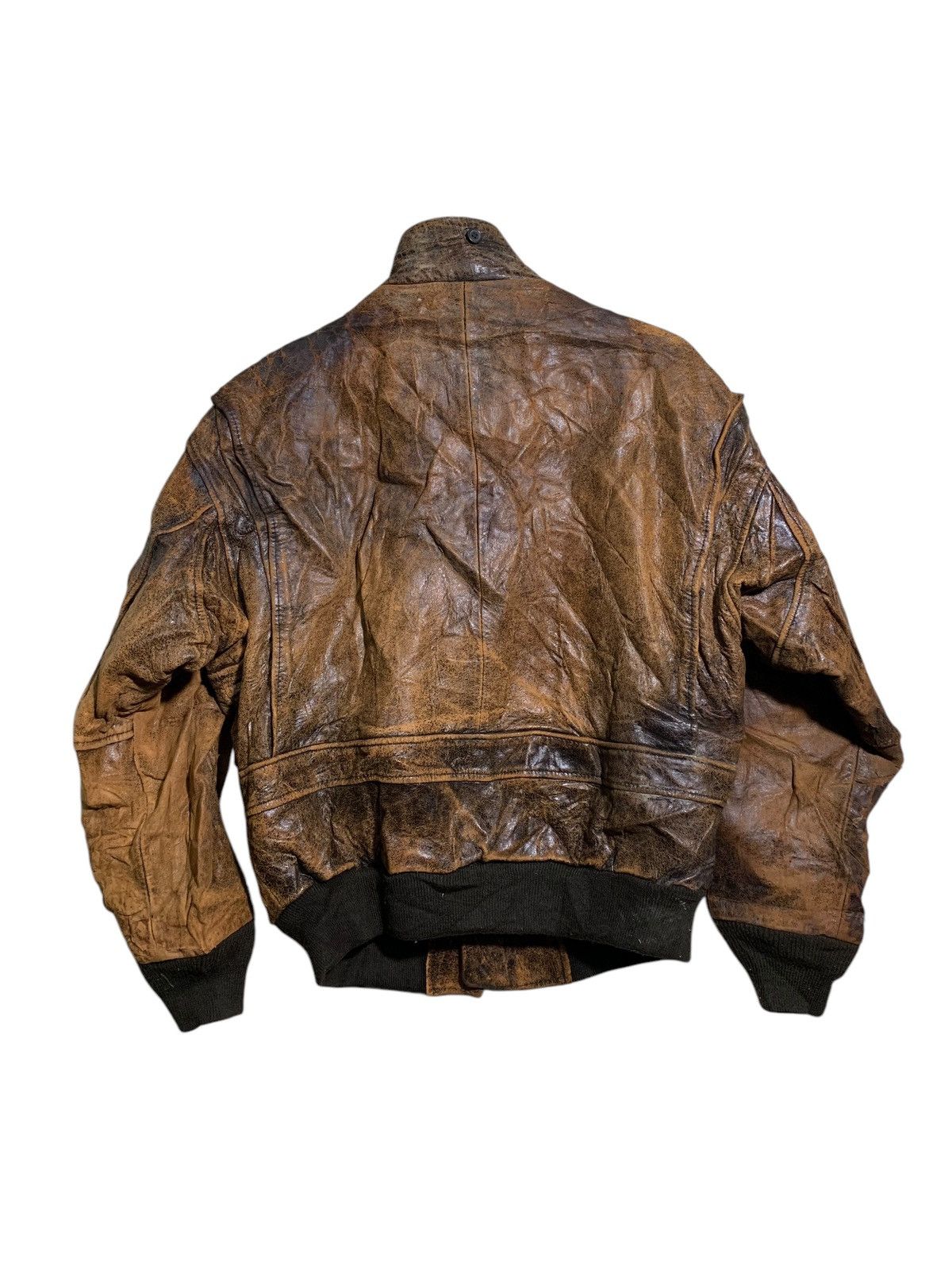 Other 🔥VERY WORN LEATHER USAF FLIGHT JACKETS Size US M / EU 48-50 / 2 - 8 Thumbnail