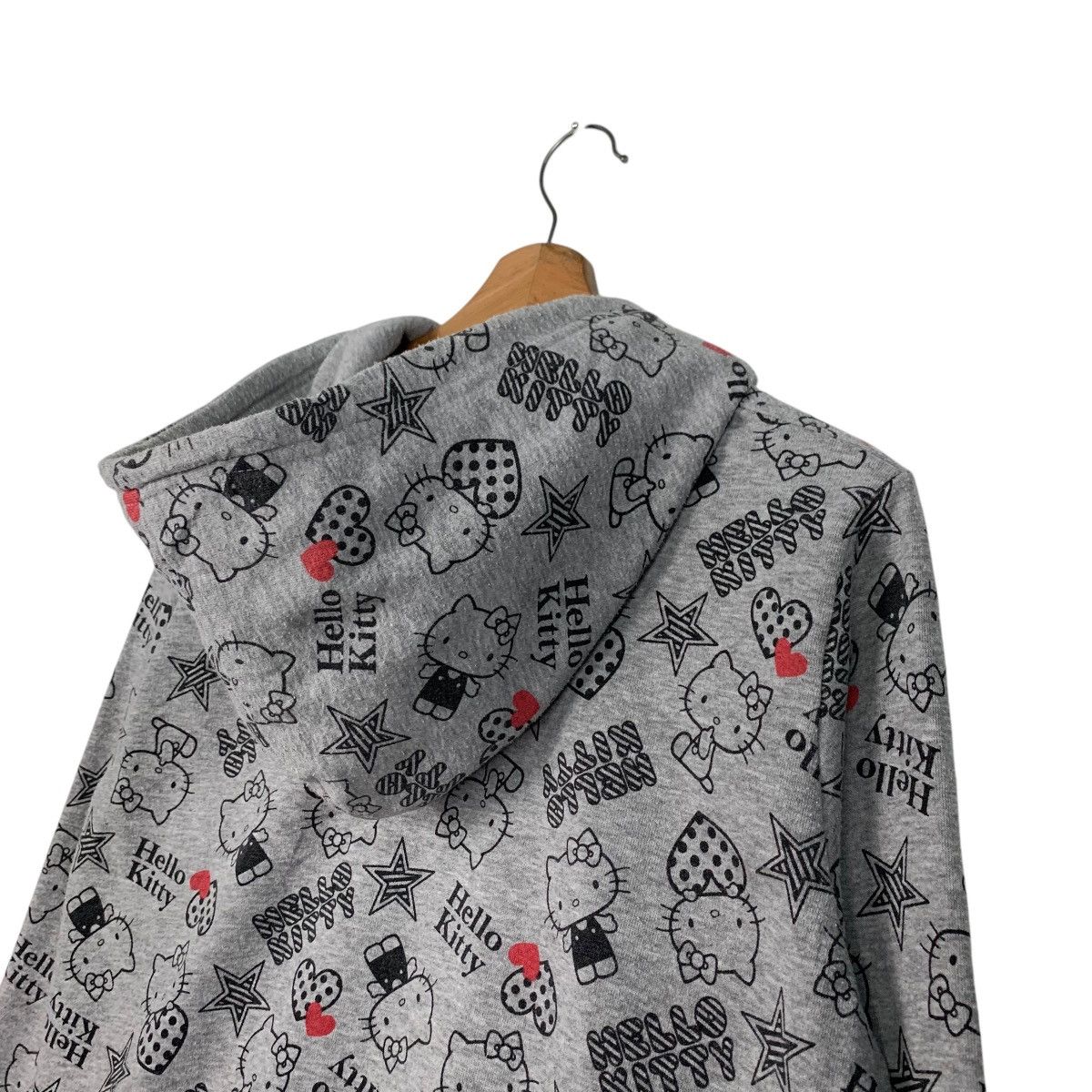 Anime HELLO KITTY Fullprint Zipper Hoodies Sweatshirt #1856-C81 Size L / US 10 / IT 46 - 9 Thumbnail