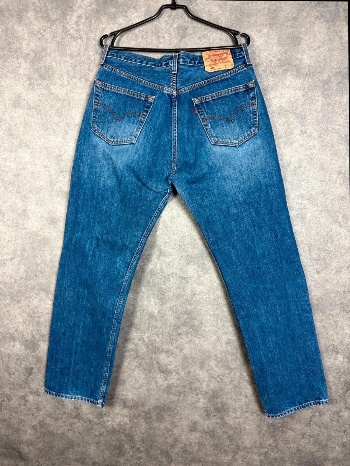 Levi's Levi's Strauss 501 jeans navy / light blue denim classic Size US 34 / EU 50 - 1 Thumbnail