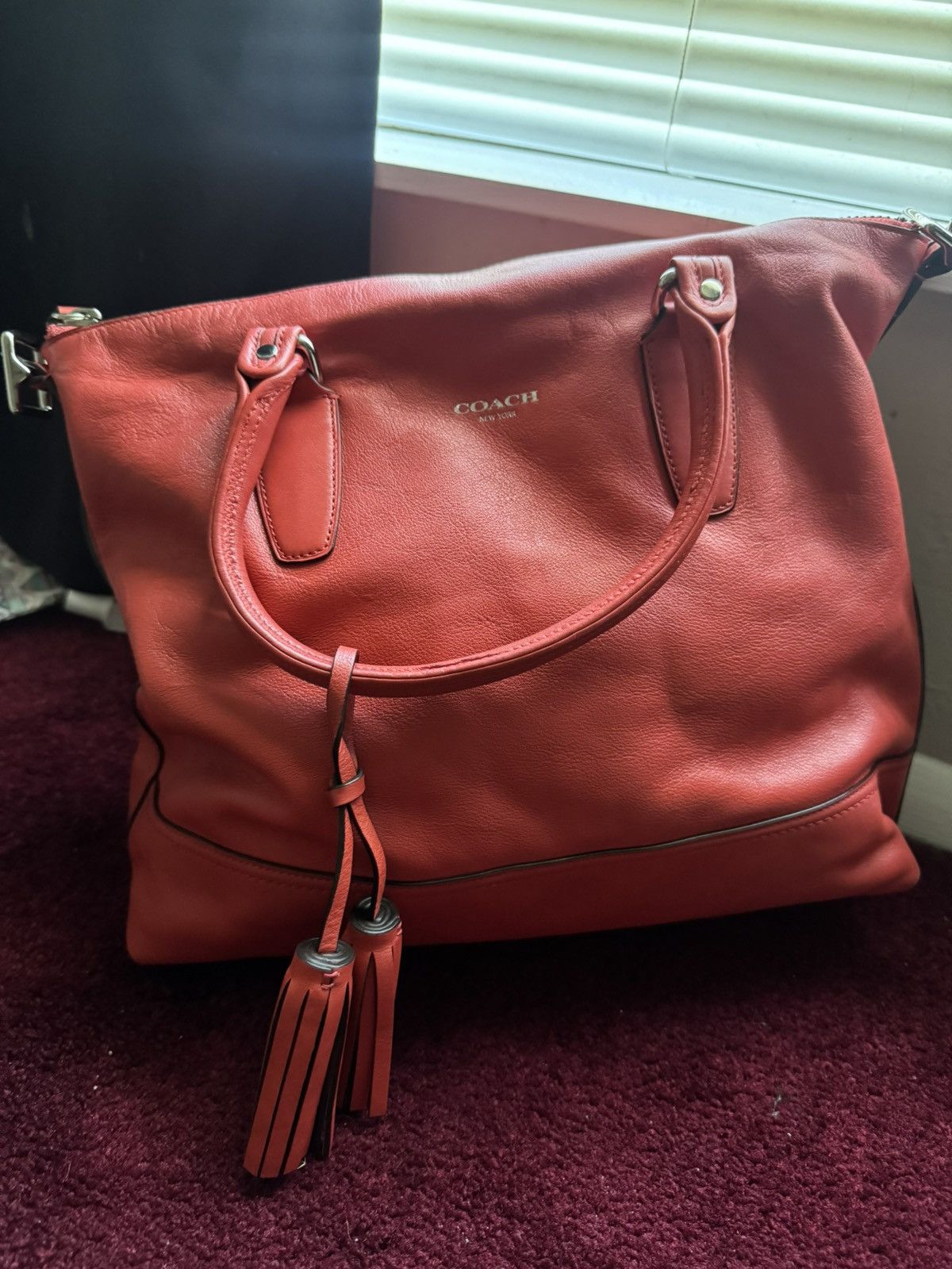 Coach Coach red legacy rory satchel Size ONE SIZE - 4 Thumbnail