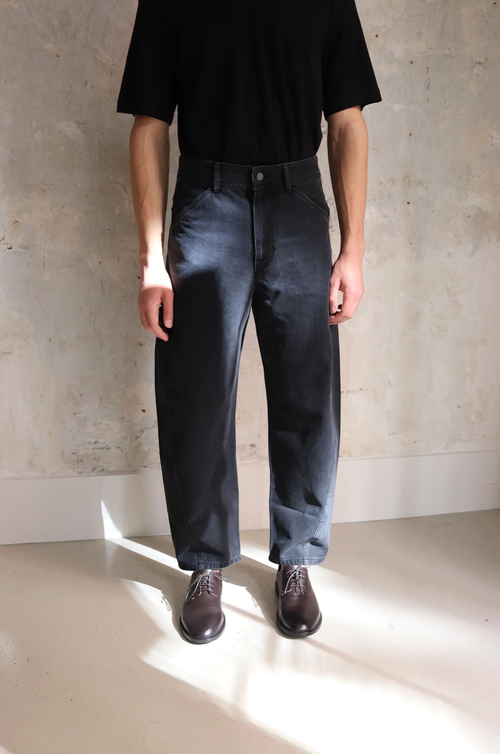 Lemaire Soft Bleached Black Twisted Jeans Size US 36 / EU 52 - 3 Thumbnail
