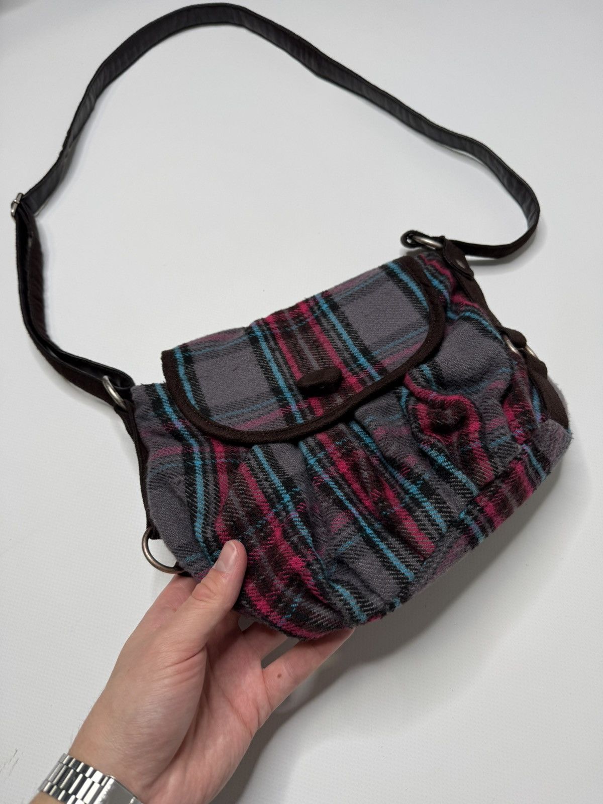 If Six Was Nine Vintage avant garde fleece crossbody bag if6was9 lgb archive Size ONE SIZE - 2 Thumbnail