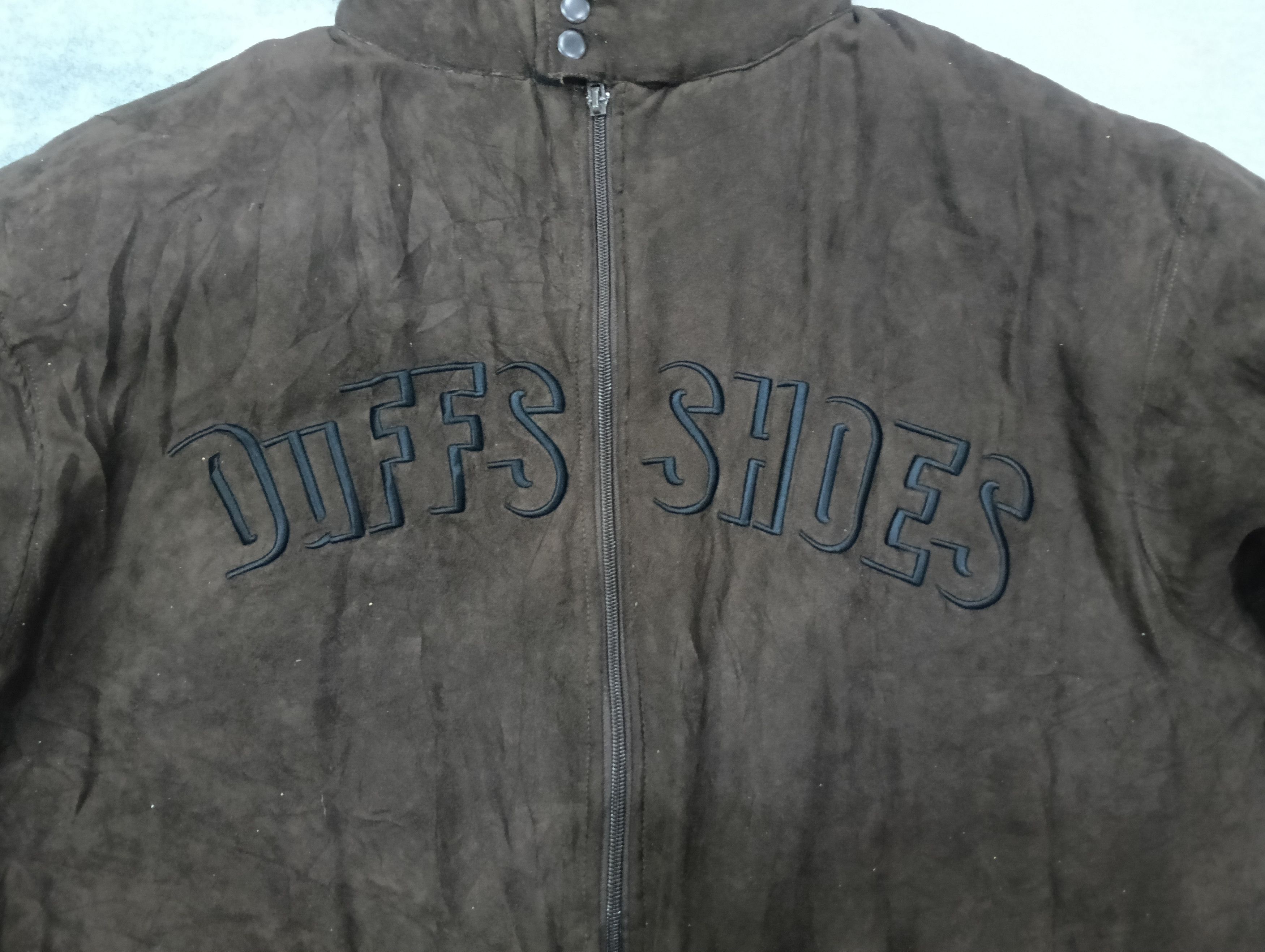 Japanese Brand Vintage Duffs Shoes Hooded Jacket Like Velvet Size US XL / EU 56 / 4 - 3 Thumbnail