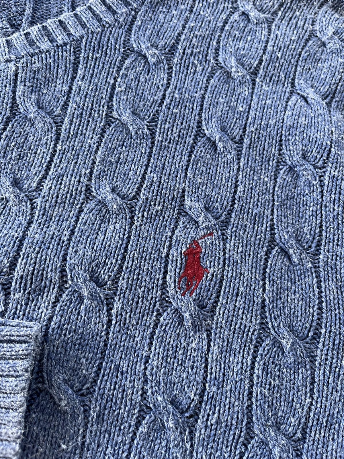 Polo Ralph Lauren Vintage Ralph Lauren Silk Knit Sweater Blue Small Logo Y2K Size US XL / EU 56 / 4 - 8 Thumbnail