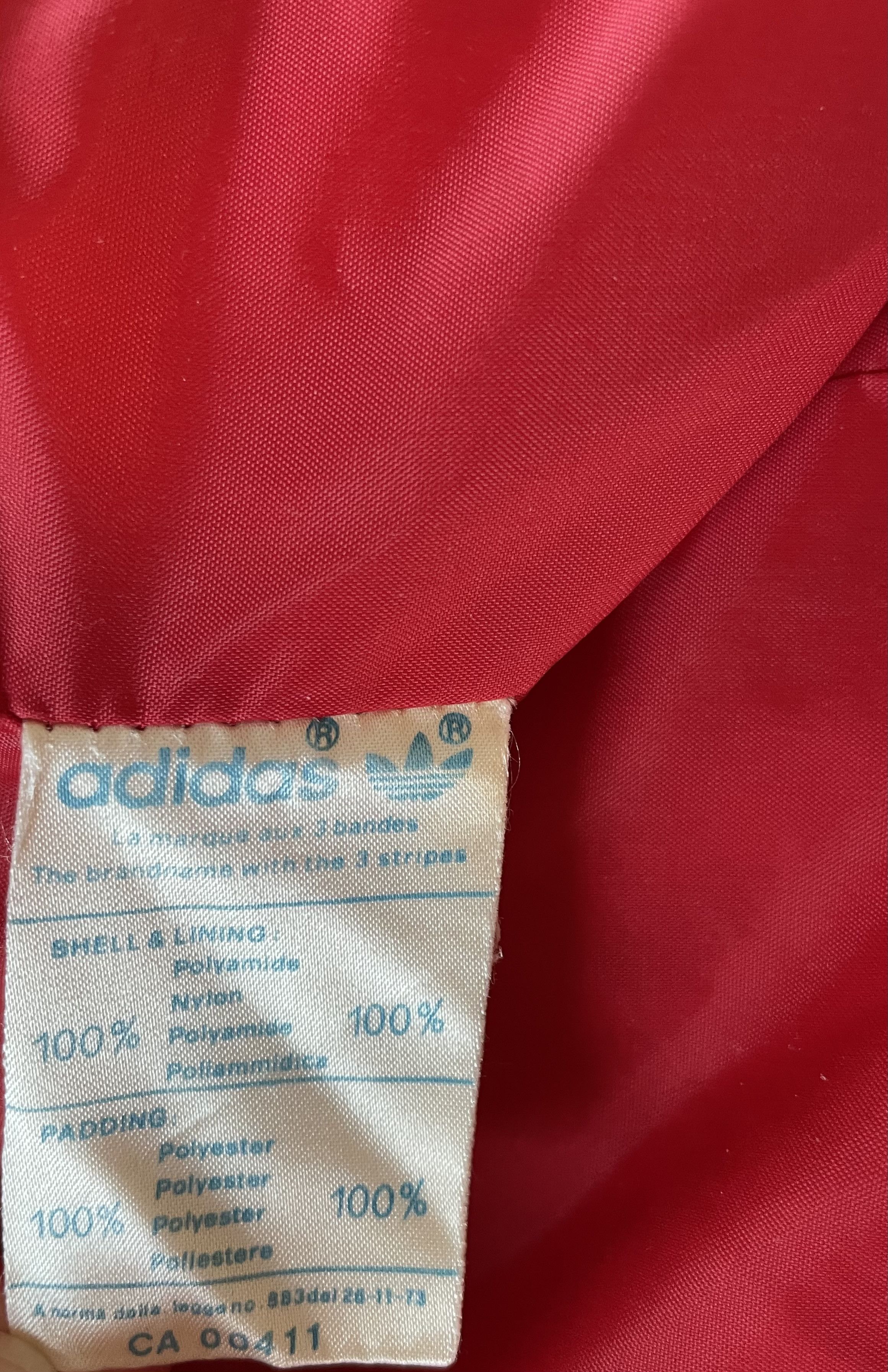 Adidas × Vintage parka coat bomber Jacket - not biker leather hoodie boots Size US L / EU 52-54 / 3 - 5 Thumbnail