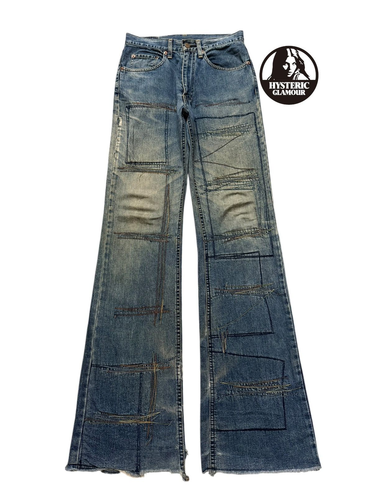 Hysteric Glamour Vintage Hysteric Glamour Multicolour Stitch Patchwork Flare Size 27" / US 4 / IT 40 - 1 Thumbnail