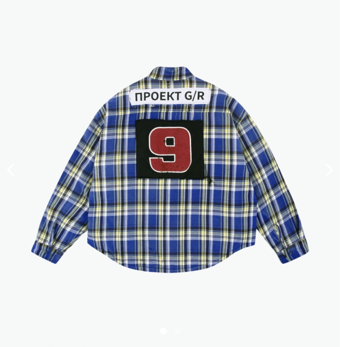 PROJECT G/R Project G/R PADDED CHECK SHIRTS JACKET - RED size 2 Size US M / EU 48-50 / 2 - 1 Thumbnail
