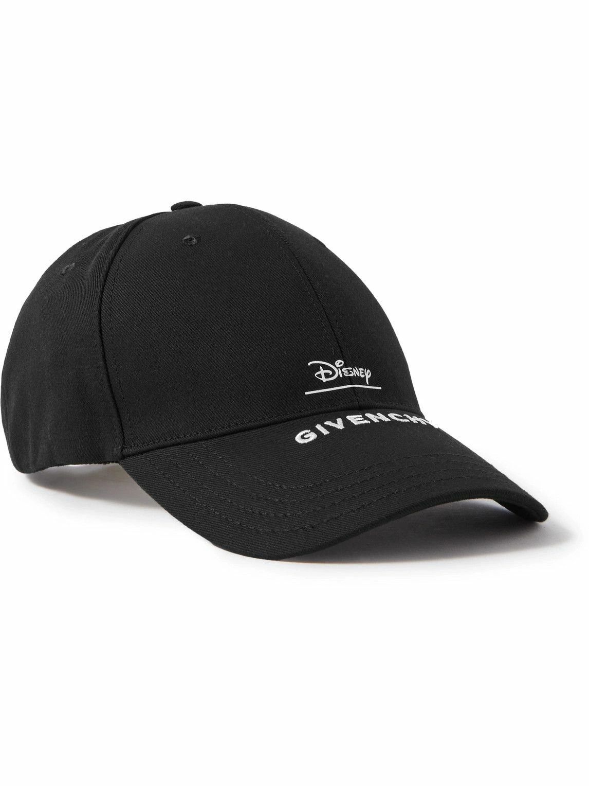 image of Givenchy O1Srvl11E0524 Size : Os Curved Logo Cap In Black, Men's