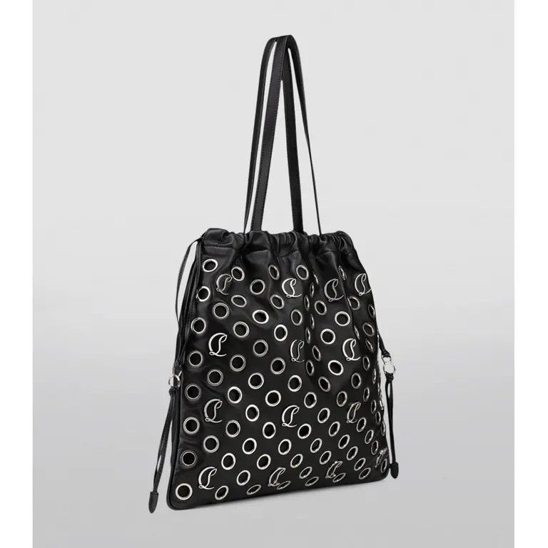 Christian Louboutin o1w1db10325 Tote Bags in white black Size ONE SIZE - 2 Thumbnail