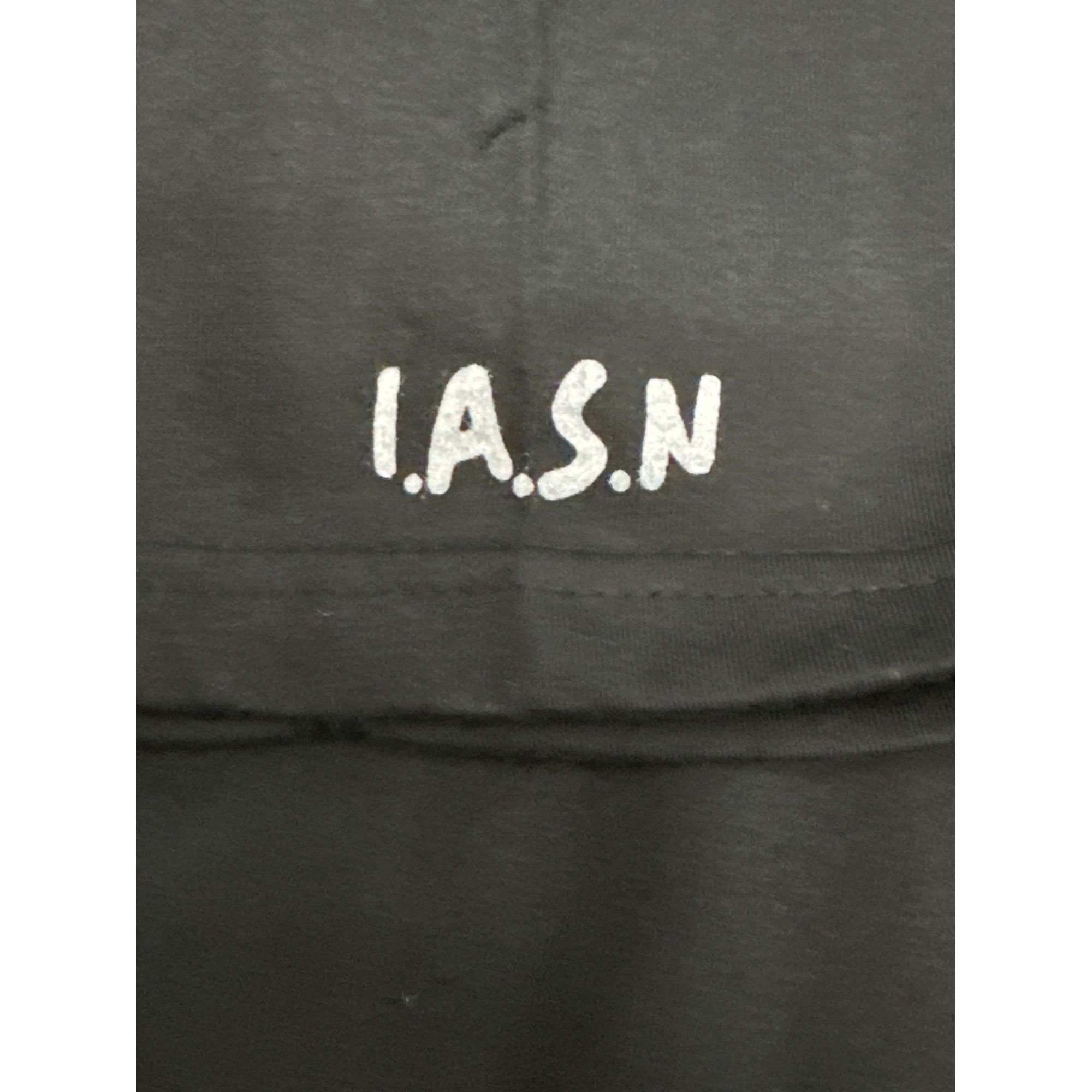 Other CCC New I.A.S.N Black Graphic Tee Shirt crew Neck All Cotton Size US L / EU 52-54 / 3 - 4 Thumbnail