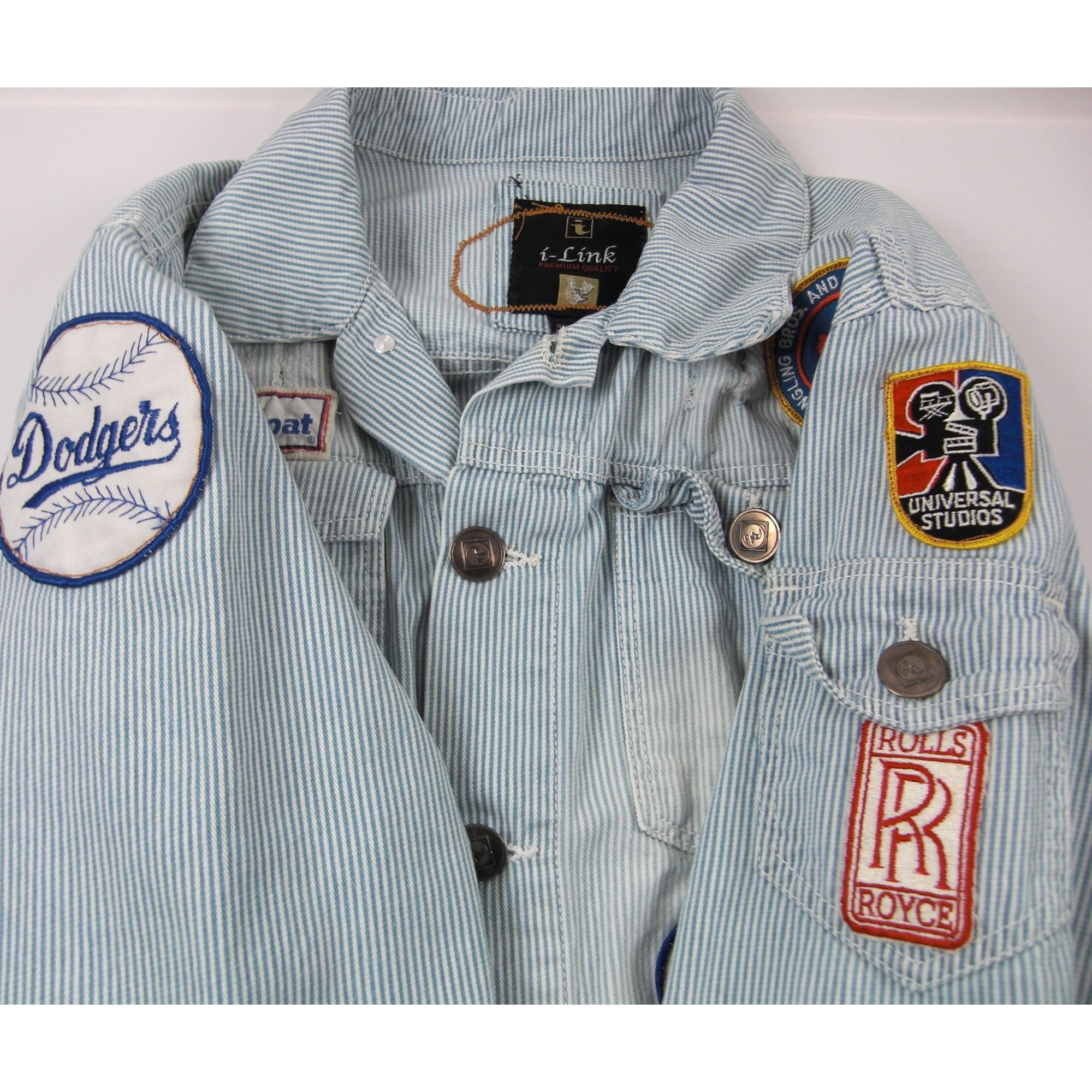 Other Vintage Classic Blue Denim Jean Jacket Distressed Size Large Size US L / EU 52-54 / 3 - 7 Thumbnail