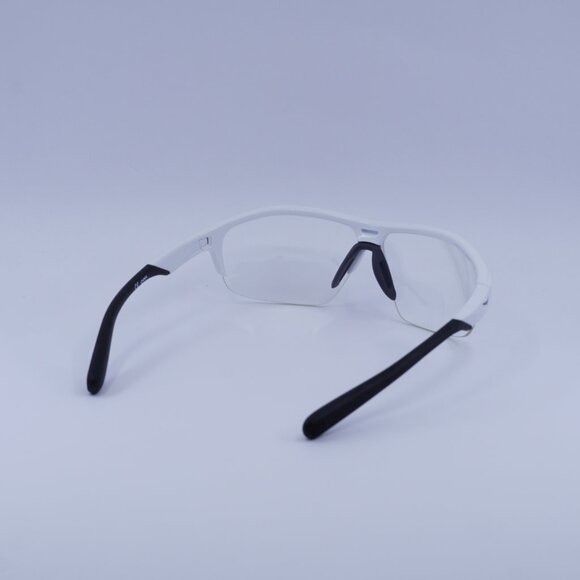 Nike Nike RUN X2 D 101 Sunglasses White/Black Shield Frame, Clear Size ONE SIZE - 8 Thumbnail