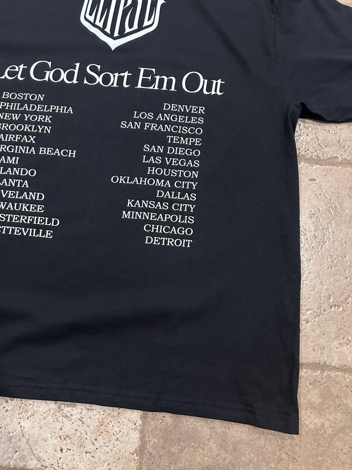 Rap Tees Clipse Prayer Hands “Let God Sort Em Out” Logo Tour Black T Size US XL / EU 56 / 4 - 9 Thumbnail