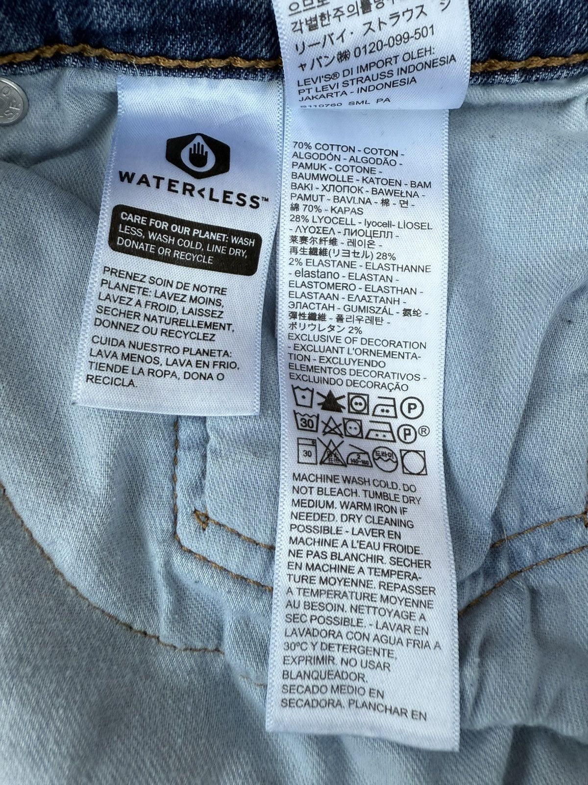 Levi's Levi Strauss 514 Levi's Denim Blue Jeans Straight Fit Size US 34 / EU 50 - 7 Thumbnail