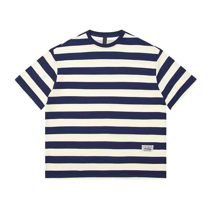 Japanese Brand × Vintage Casual Summer Striped Stiching Shirt Size US L / EU 52-54 / 3 - 1 Thumbnail