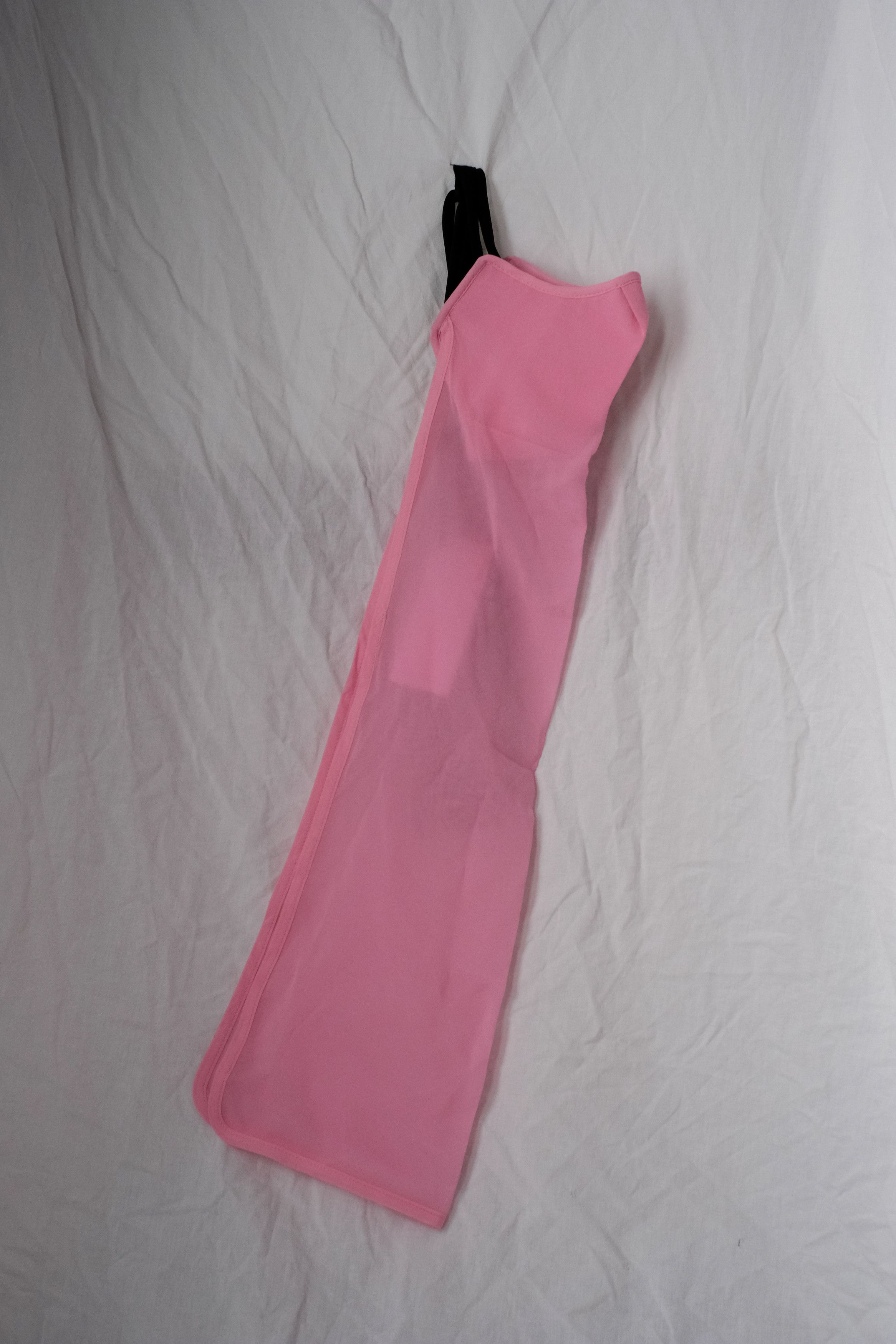 Rick Owens Rick Owens PHLEGETHON SS21 LONG MASK 183 POP PINK Size ONE SIZE - 4 Thumbnail