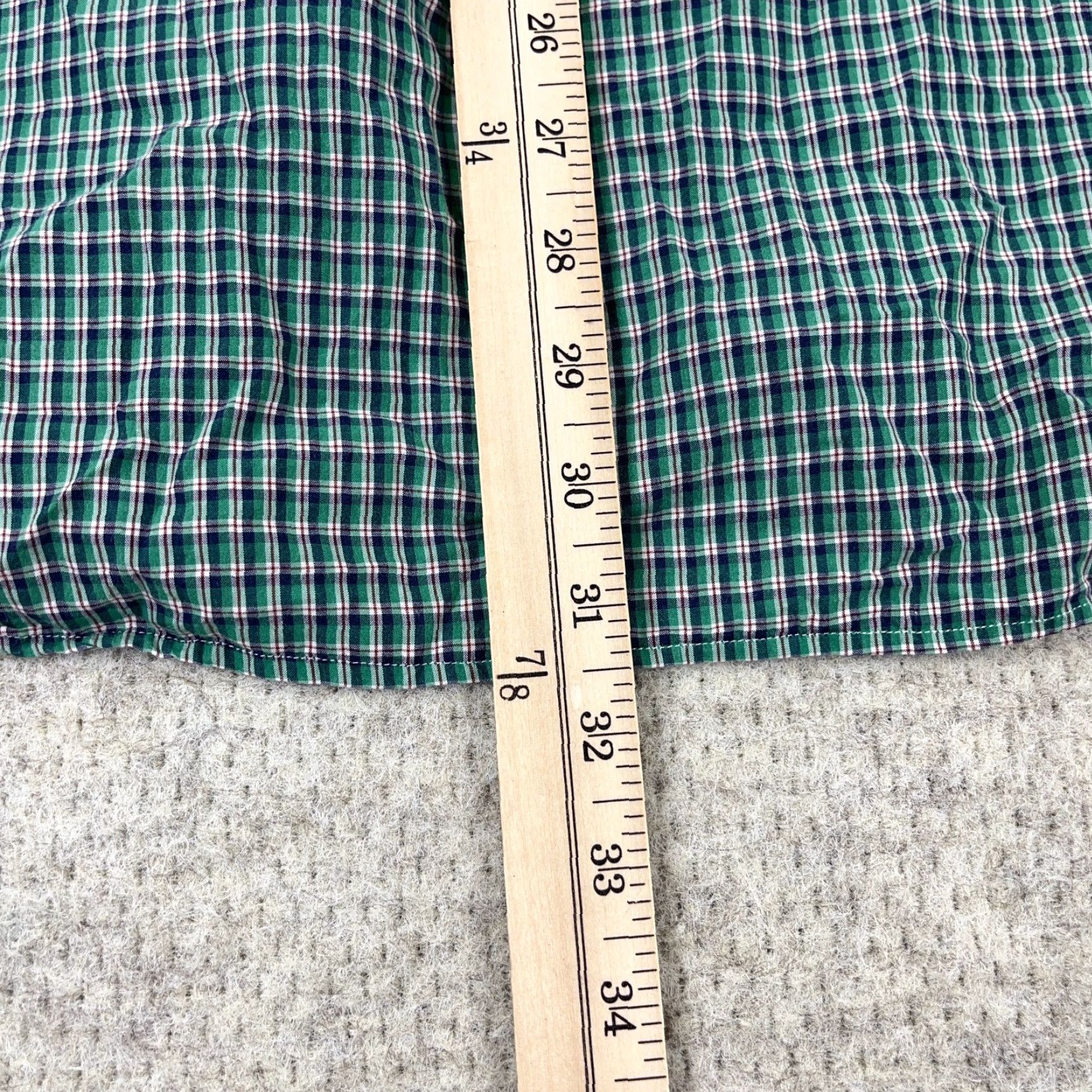 Ralph Lauren Ralph Lauren Button-Up Shirt Men Large Green Blue Plaid Blake Regular Fit Cotton Short Sleeve Casual Size US L / EU 52-54 / 3 - 7 Thumbnail