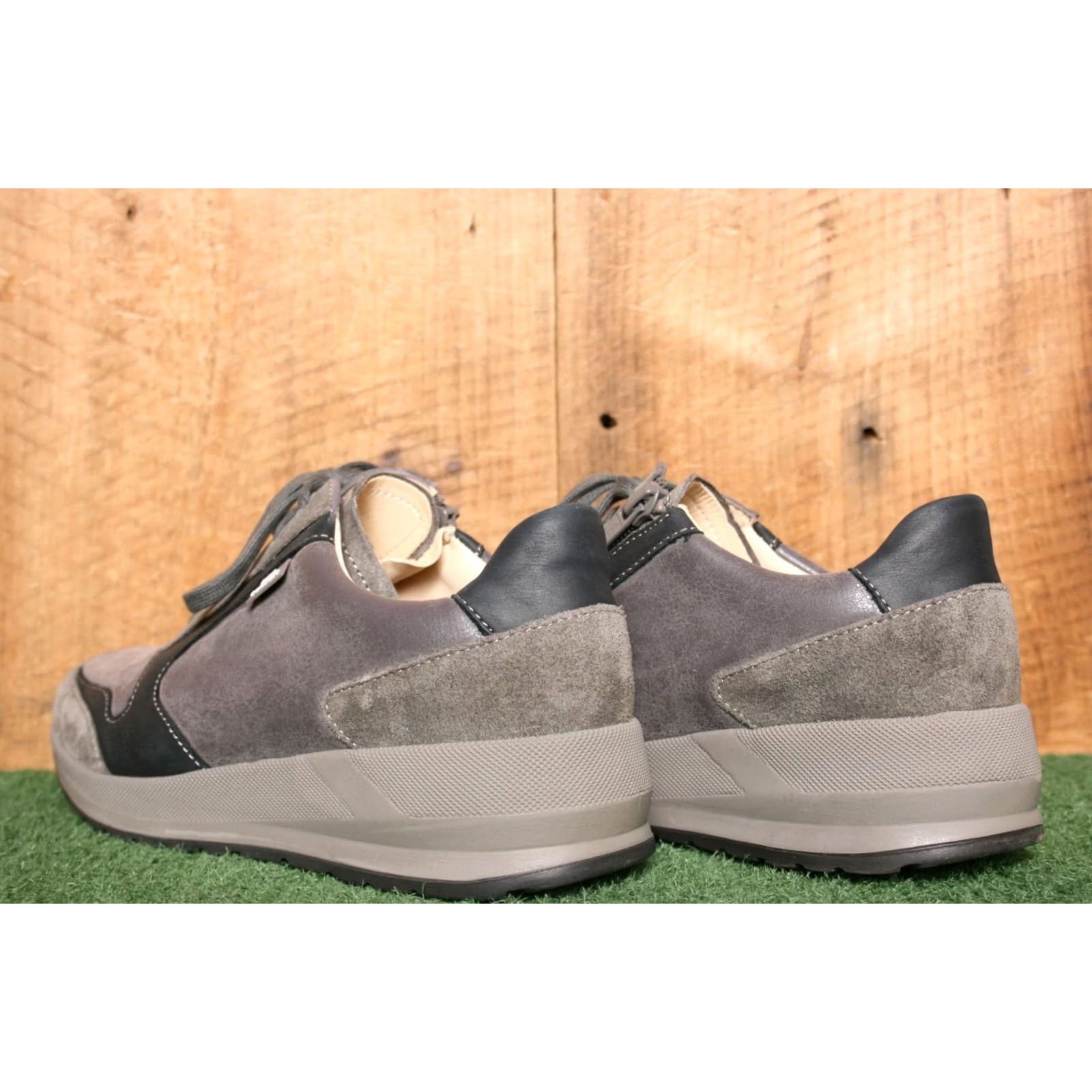 Vintage VINTAGE Finn Comfort Mori Gray/Black Leather & Suede Sneakers Women UK 5.5 US 8 Please note: original content indicates lightly used; no N/A Size US 6 / IT 36 - 3 Thumbnail
