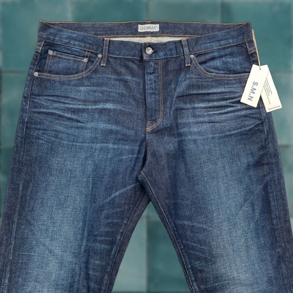 Hunter S.M.N Denim Jeans Mens 38x34 The Hunter Slim Dark Blue USA NWT Size US 38 / EU 54 - 1 Thumbnail