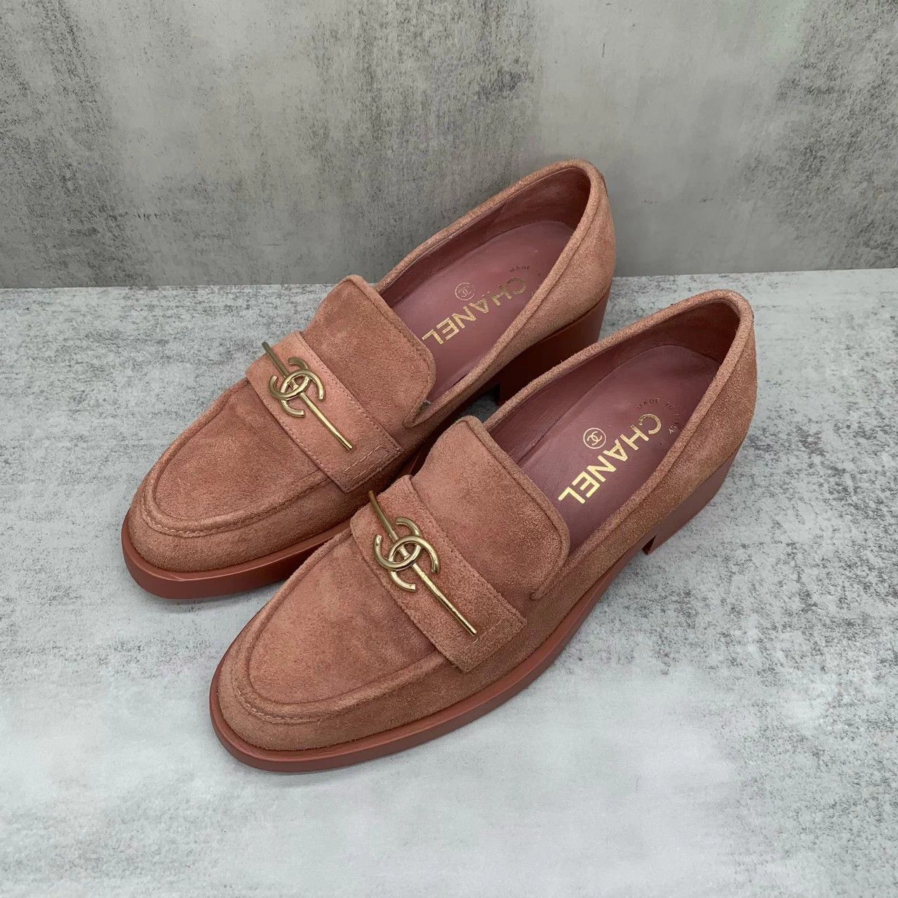 Chanel Chanel Pink Loafer 38 99 New Size US 7 / IT 37 - 1 Thumbnail