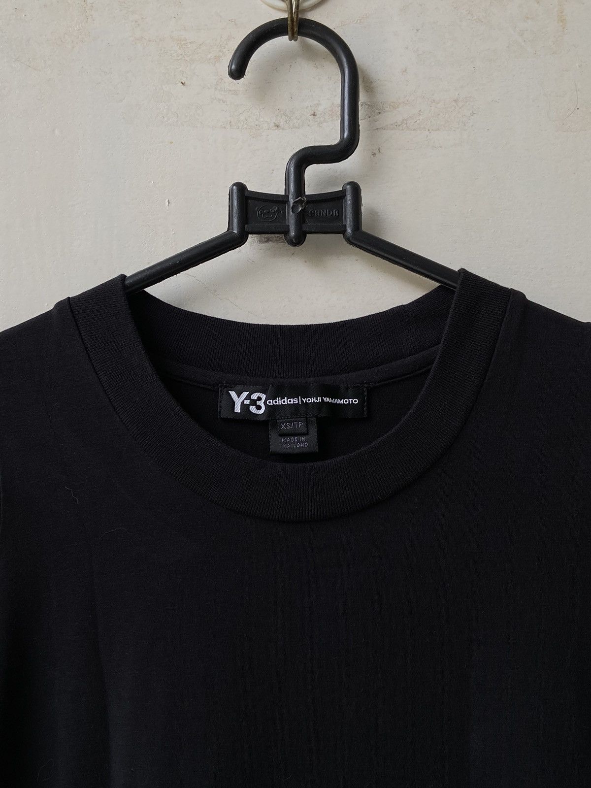 Y-3 x ADIDAS x YOHJI YAMAMOTO Black T-Shirt