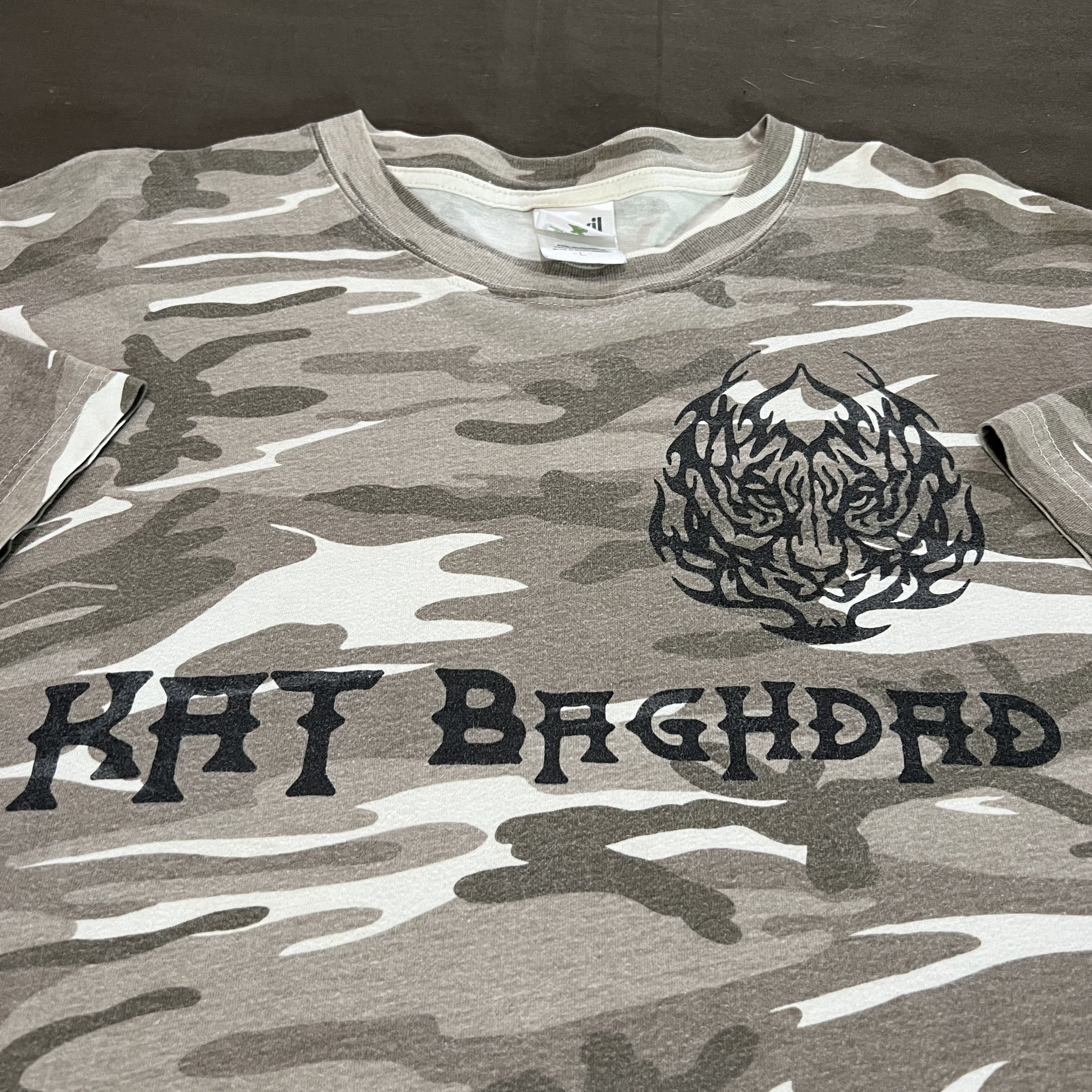 Vintage Vintage Y2K Kat Baggdad Promo Tee Military War Size US L / EU 52-54 / 3 - 2 Thumbnail