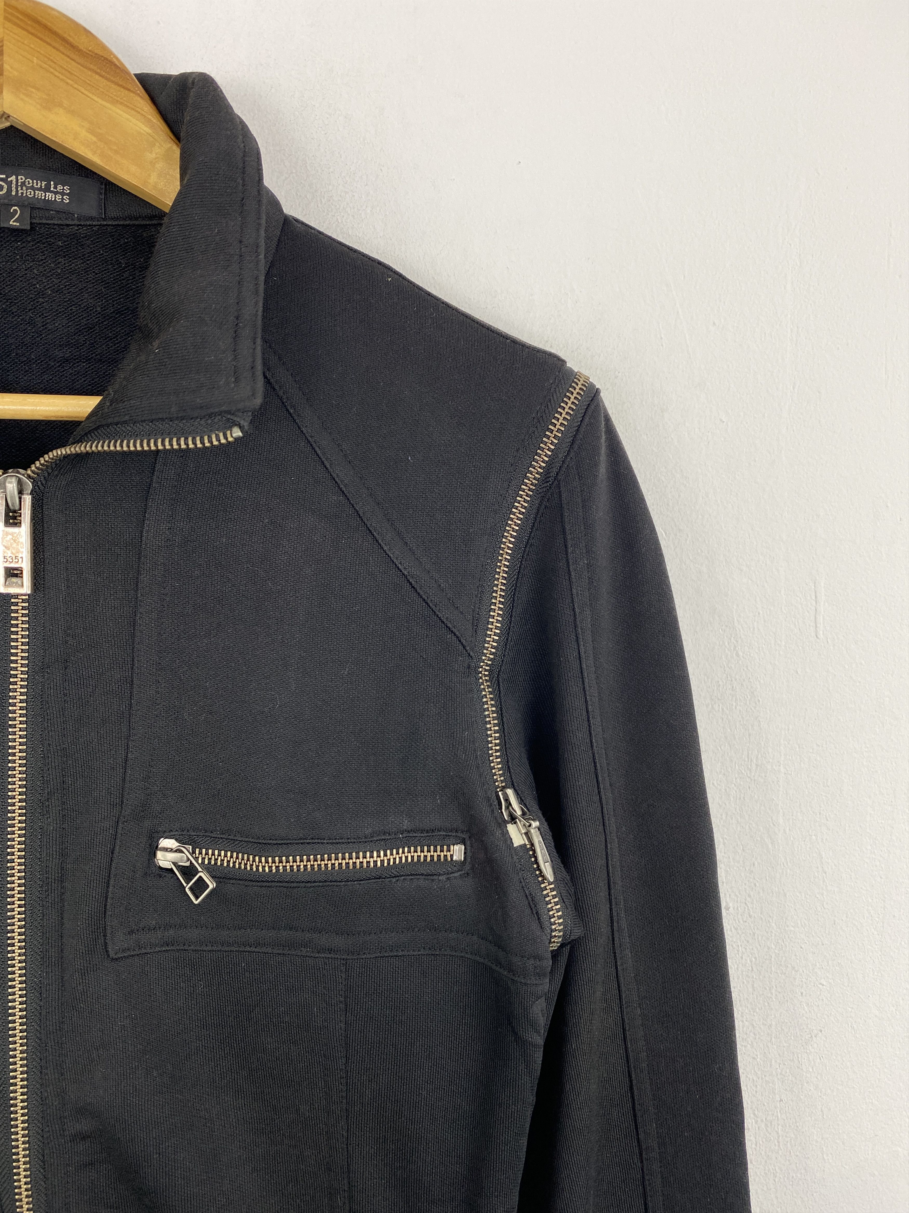5351 POUR LES HOMMES 5351 Pour Les Hommes Avant Garde Denim Jacket MJ0062 Size US M / EU 48-50 / 2 - 9 Thumbnail
