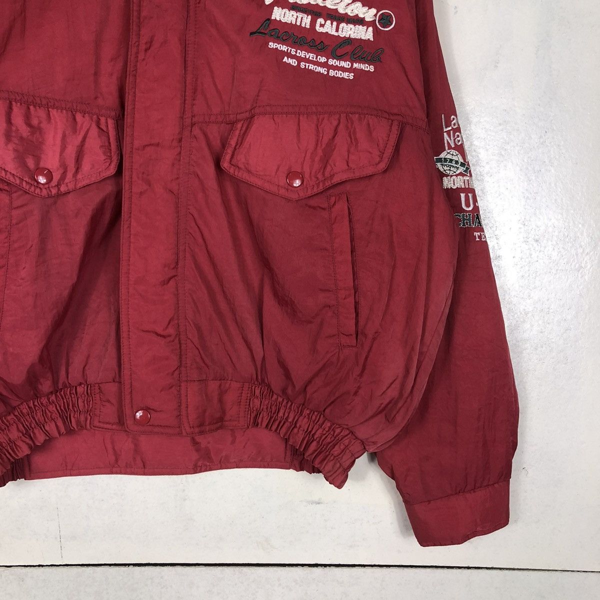 Japanese Brand 📌VINTAGE BOMBER JACKET FLY NEPUCA JAPAN MADE Size US M / EU 48-50 / 2 - 7 Thumbnail
