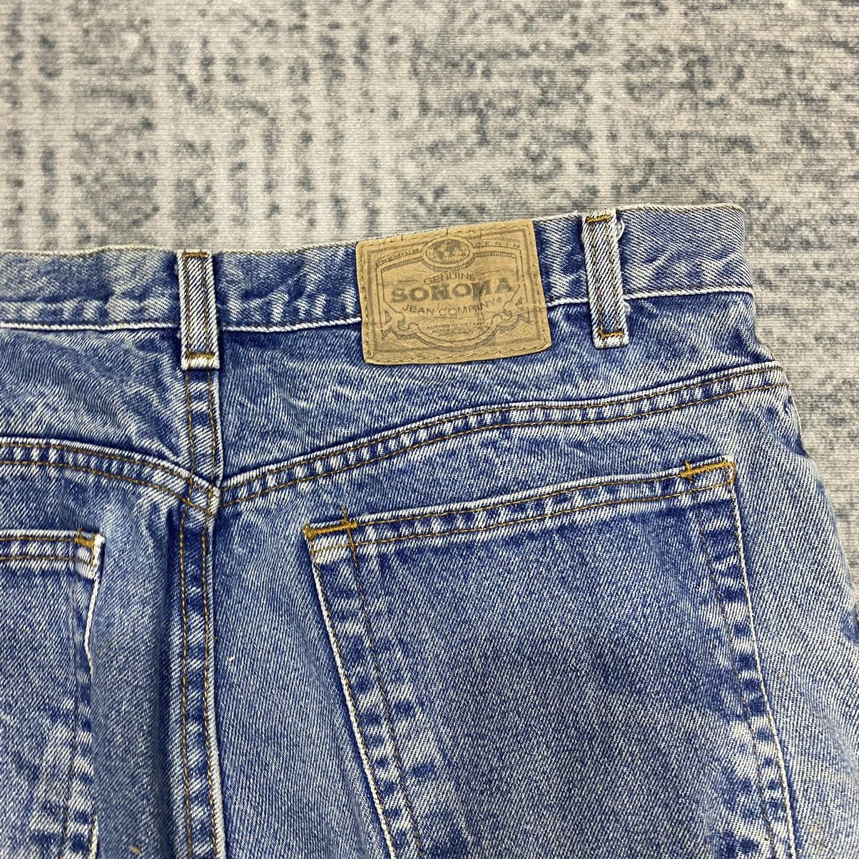 Japanese Brand × Vintage Sickkk☠️ Sonoma Mud Wash Jeans 90s Relaxed fit Size US 34 / EU 50 - 11 Thumbnail