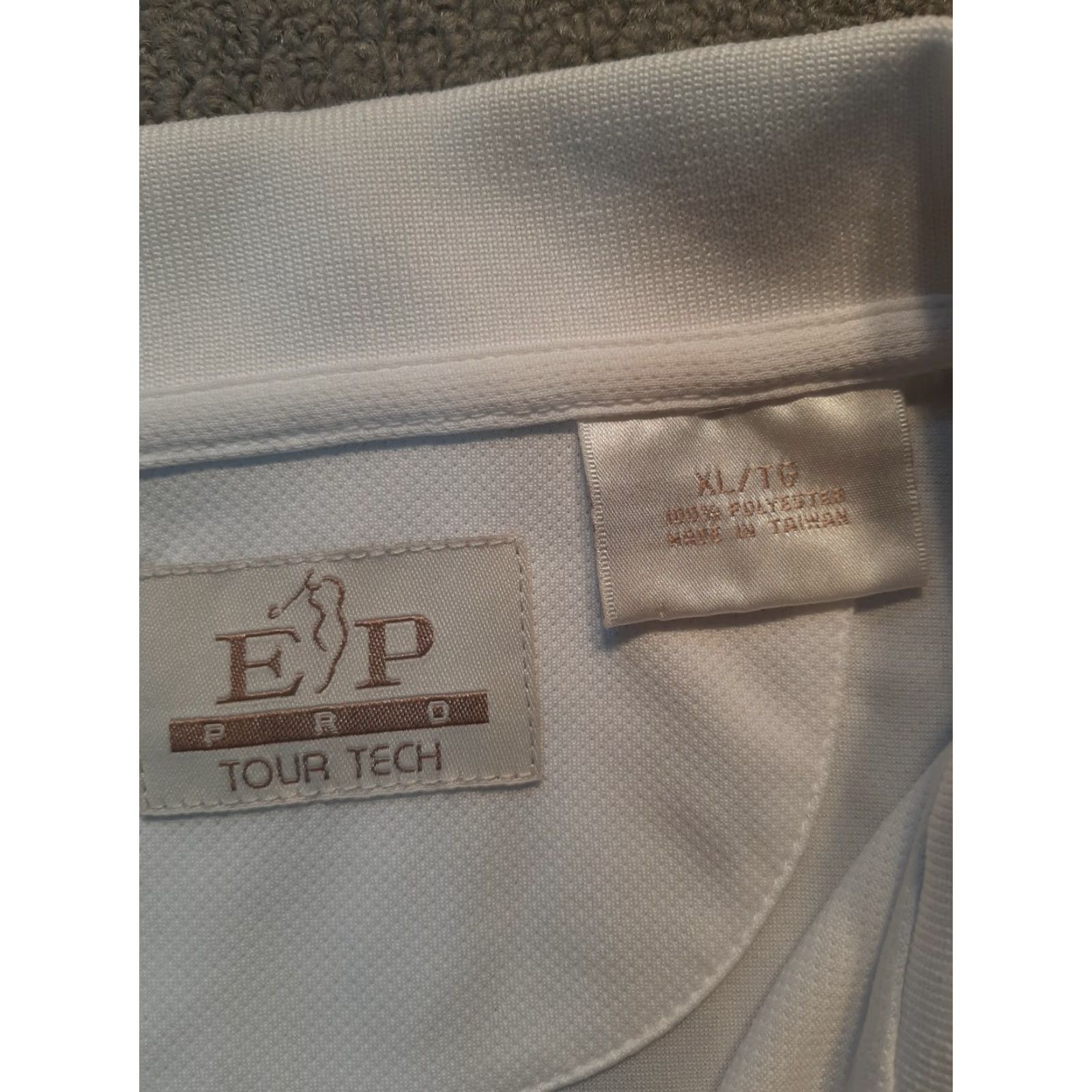 Vintage EP PRO Women's Shirt Tour Tech Short Sleeve XL white blue Size XL / US 12-14 / IT 48-50 - 2 Thumbnail