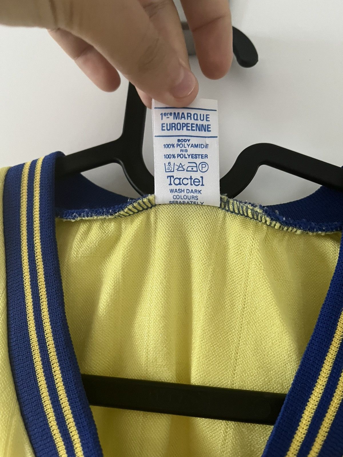 Everton Le Coq Sportif 1985/1986 wyjazdowa Vintage — zdjęcie 5