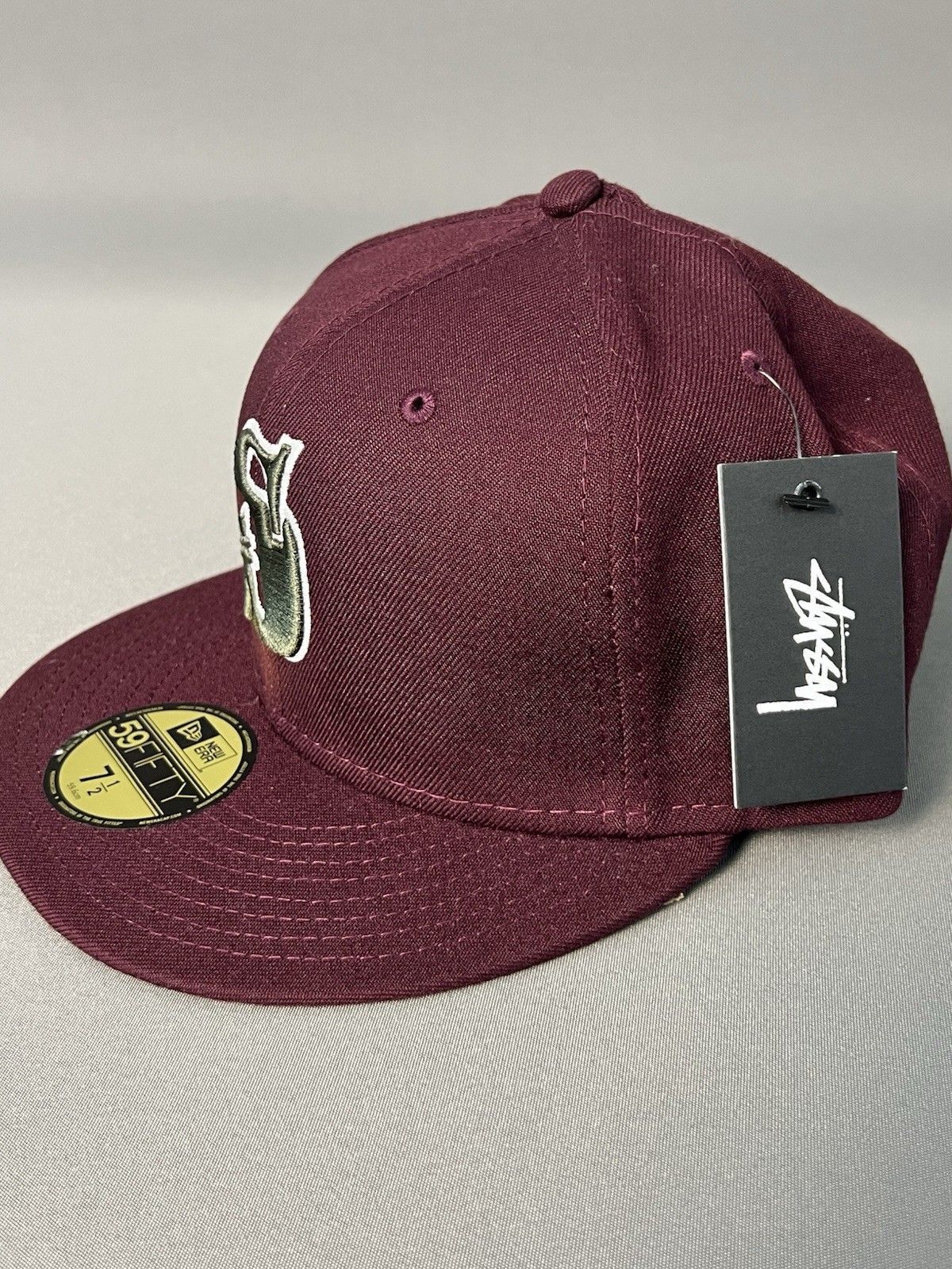 New Era × Stussy Stussy x New Era 59FIFTY Japan Undftd Aime Hat Sz 7 1/2 Size ONE SIZE - 2 Thumbnail
