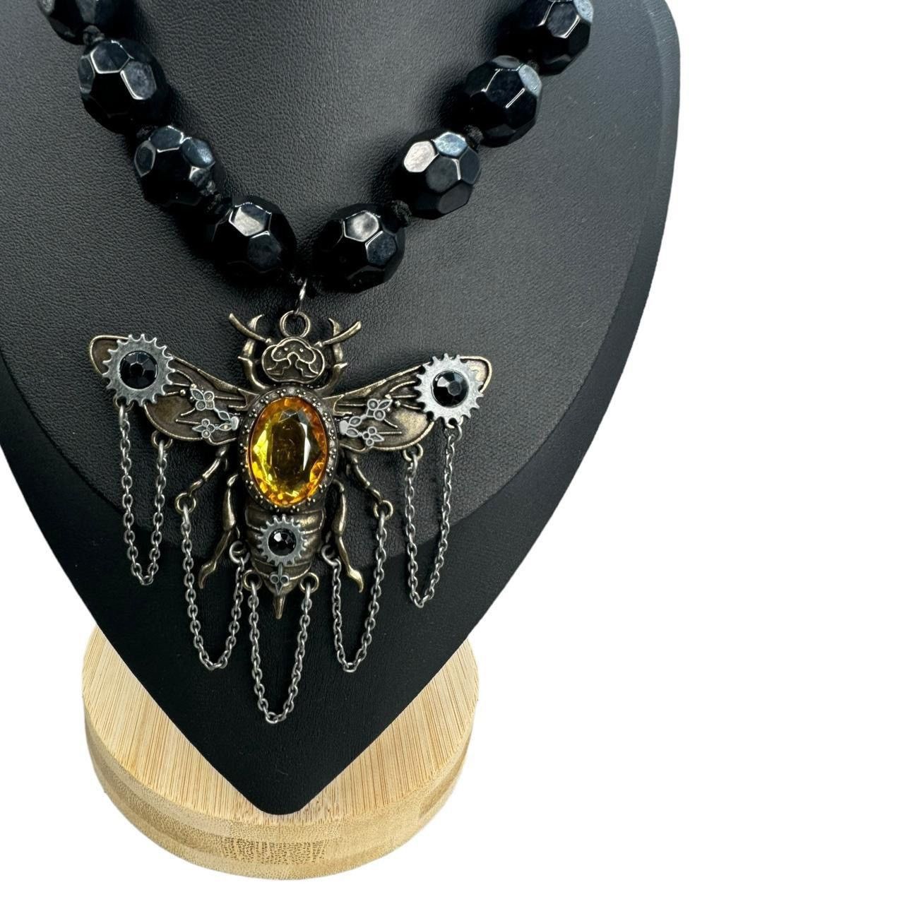 Other This is a steampunk insect tie bib one of a kind necklace. Size ONE SIZE - 10 Thumbnail