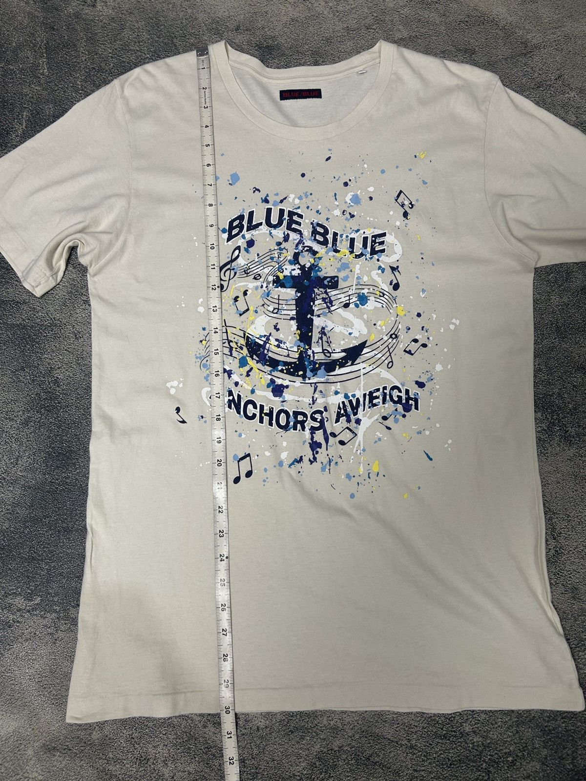 Blue Blue Japan Vintage Blue Blue Japan Anchors Aweigh tee Size US L / EU 52-54 / 3 - 10 Thumbnail