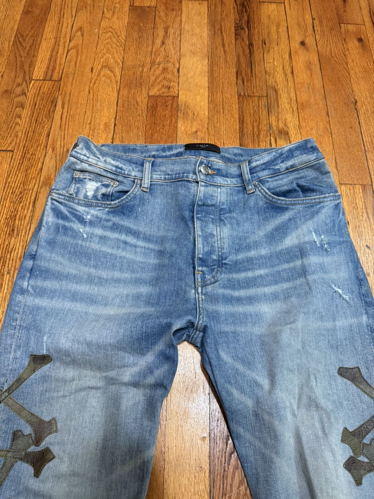 Amiri Amiri Camo Bones Jeans Mx1 Size 38 Size US 38 / EU 54 - 3 Thumbnail