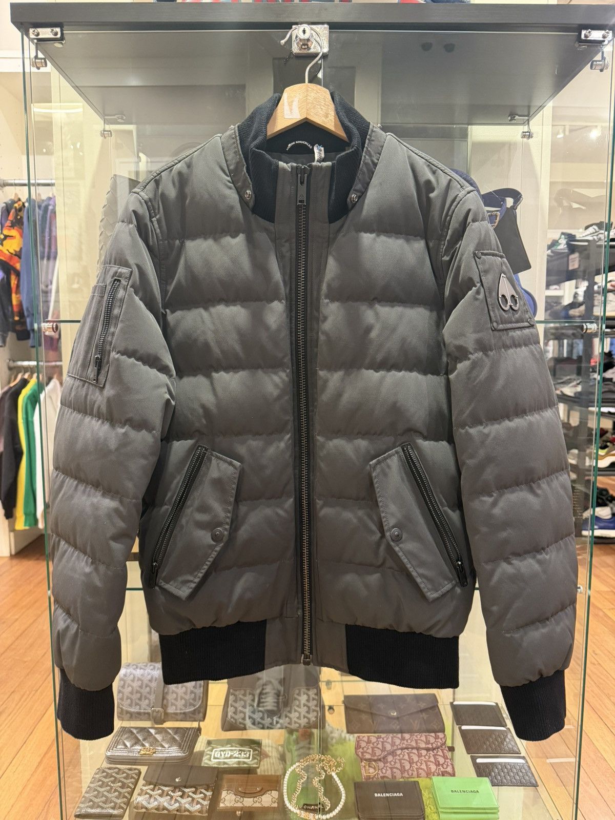 Moose Knuckles Moose Knuckles Bomber Jacket - Grey Size US M / EU 48-50 / 2 - 1 Thumbnail