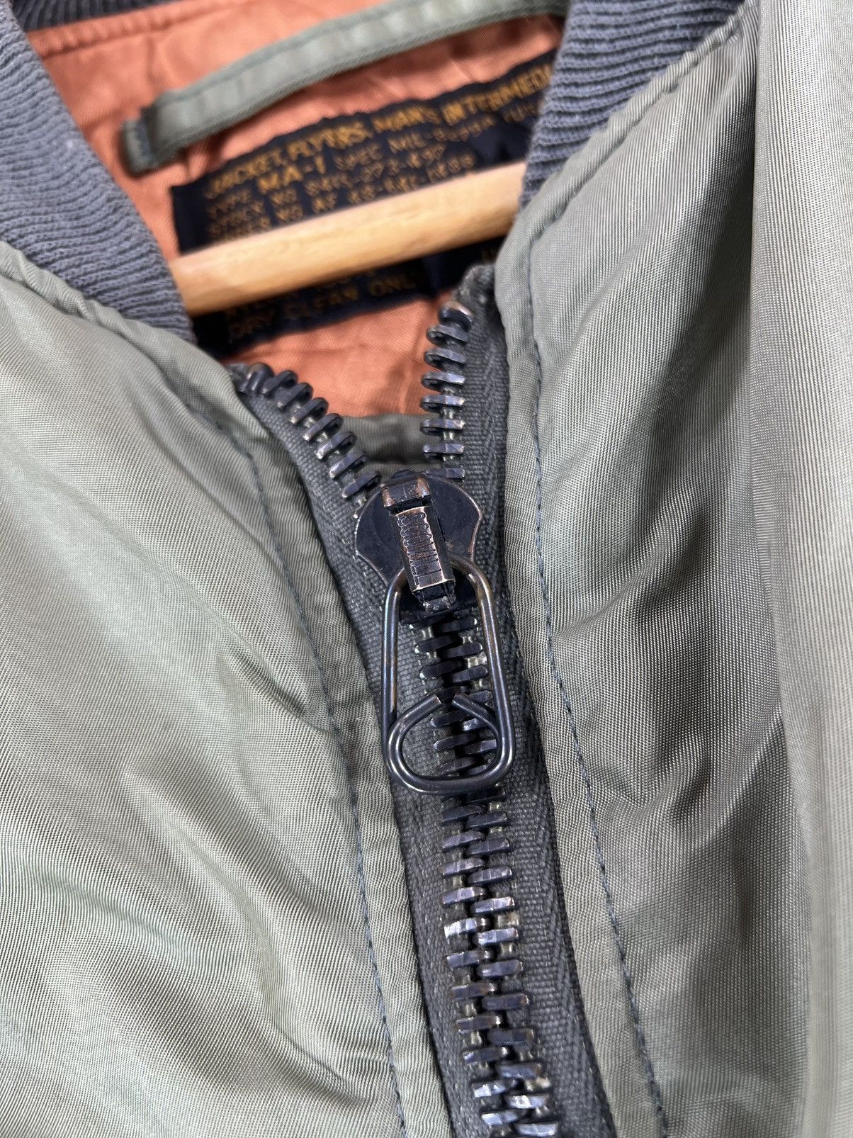 Alpha Industries Vintage Scovill 60's Hope Mfg Faded Bomber Jacket Size US M / EU 48-50 / 2 - 11 Thumbnail