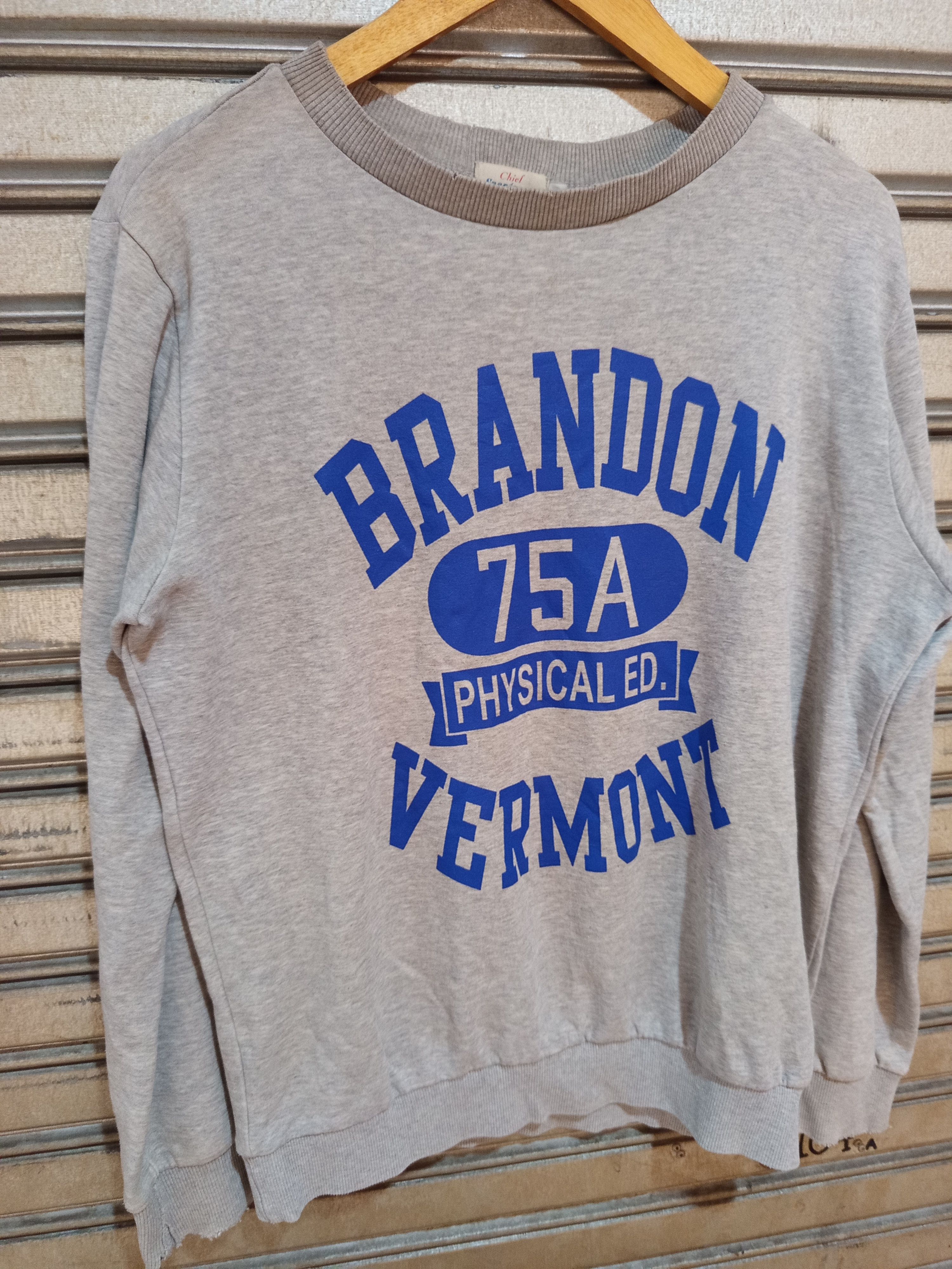 Vintage 1980s Chief Sportswear Brandon Vermont Sweatshirt Size US M / EU 48-50 / 2 - 4 Thumbnail