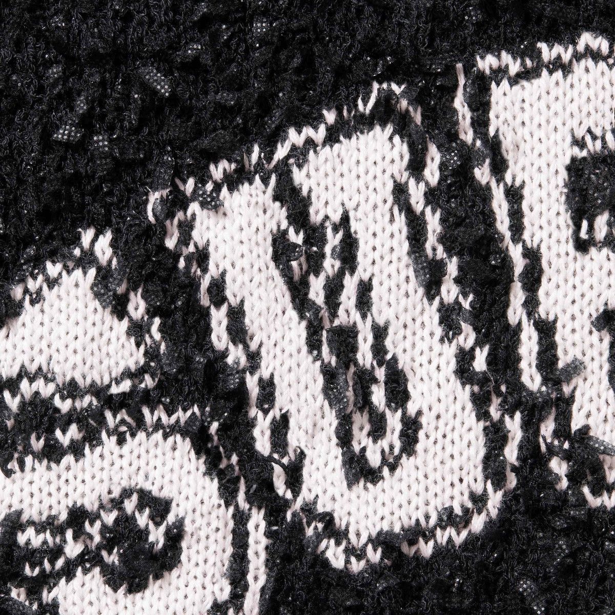 Supreme Supreme Textured Varsity Arc Sweater Black Size US XL / EU 56 / 4 - 2 Thumbnail