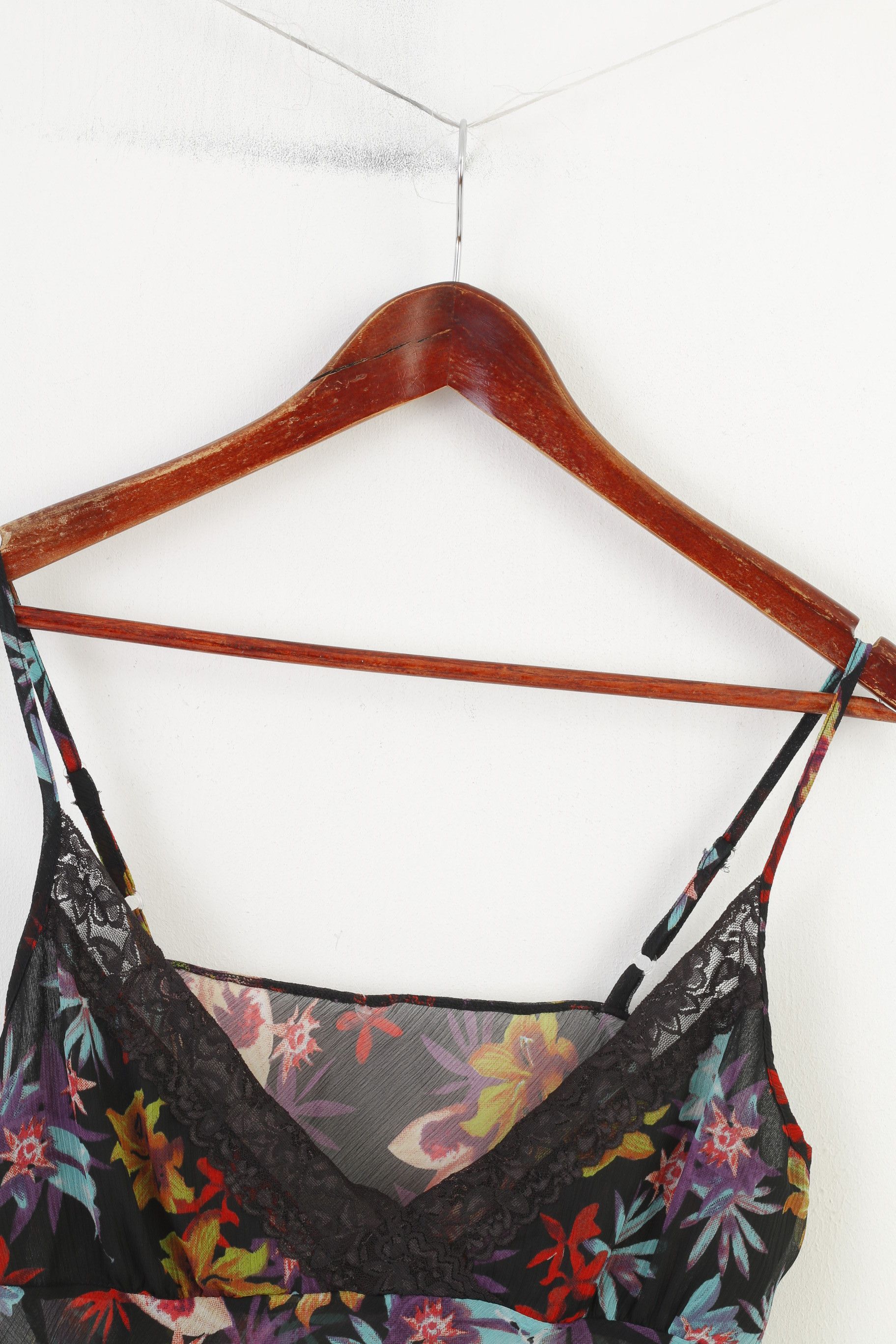 Vintage Vintage Women S Tank Top Spaghetti Strap Black 3380 Size S / US 4 / IT 40 - 3 Thumbnail