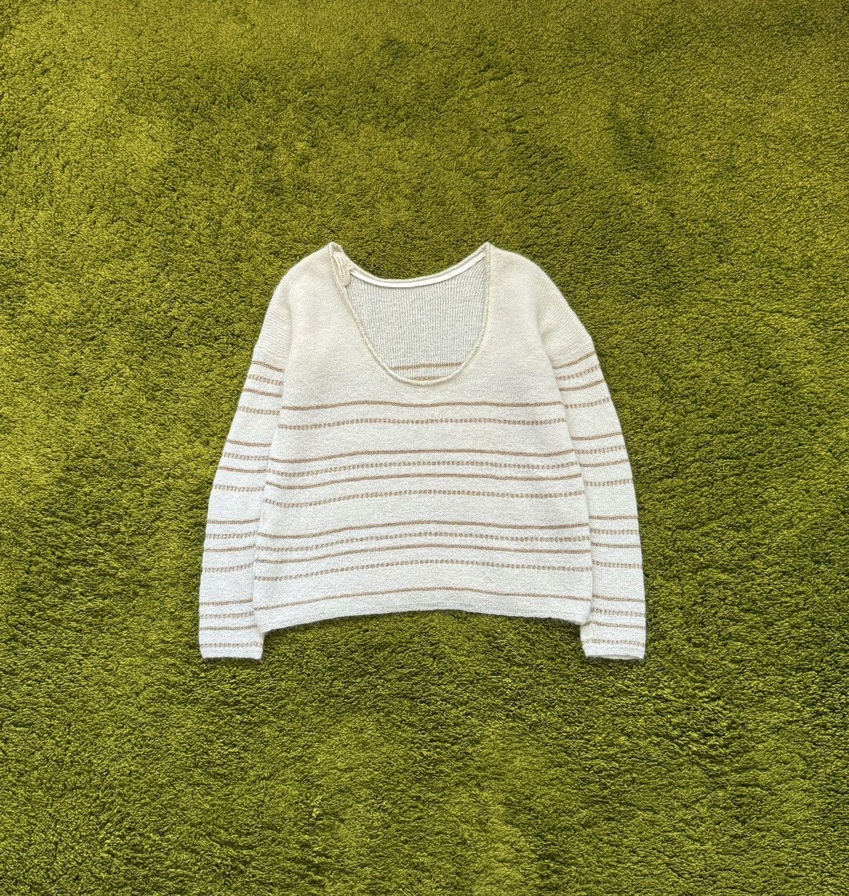 Designer × Sezane Sezane alpaca + mohair blend striped sweater Size S / US 4 / IT 40 - 1 Thumbnail