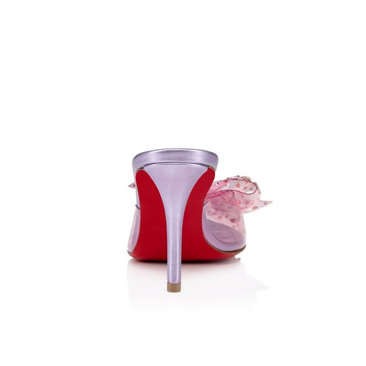 Christian Louboutin o1w1db10325 Sandals in Purple Size US 11 / IT 41 - 3 Thumbnail