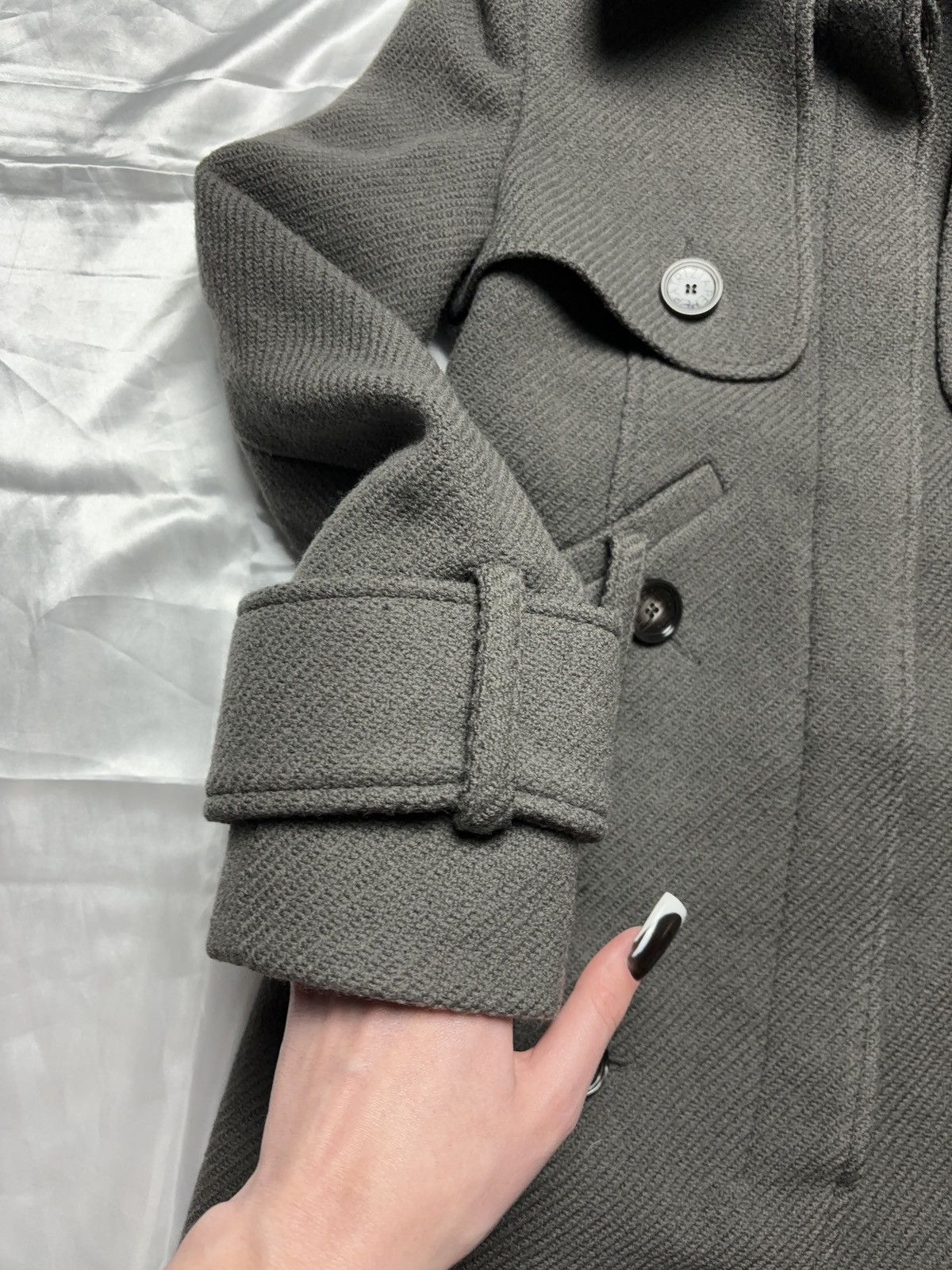 Patrizia Pepe Patrizia Pepe vintage wool cropped midi coat Size S / US 4 / IT 40 - 7 Thumbnail